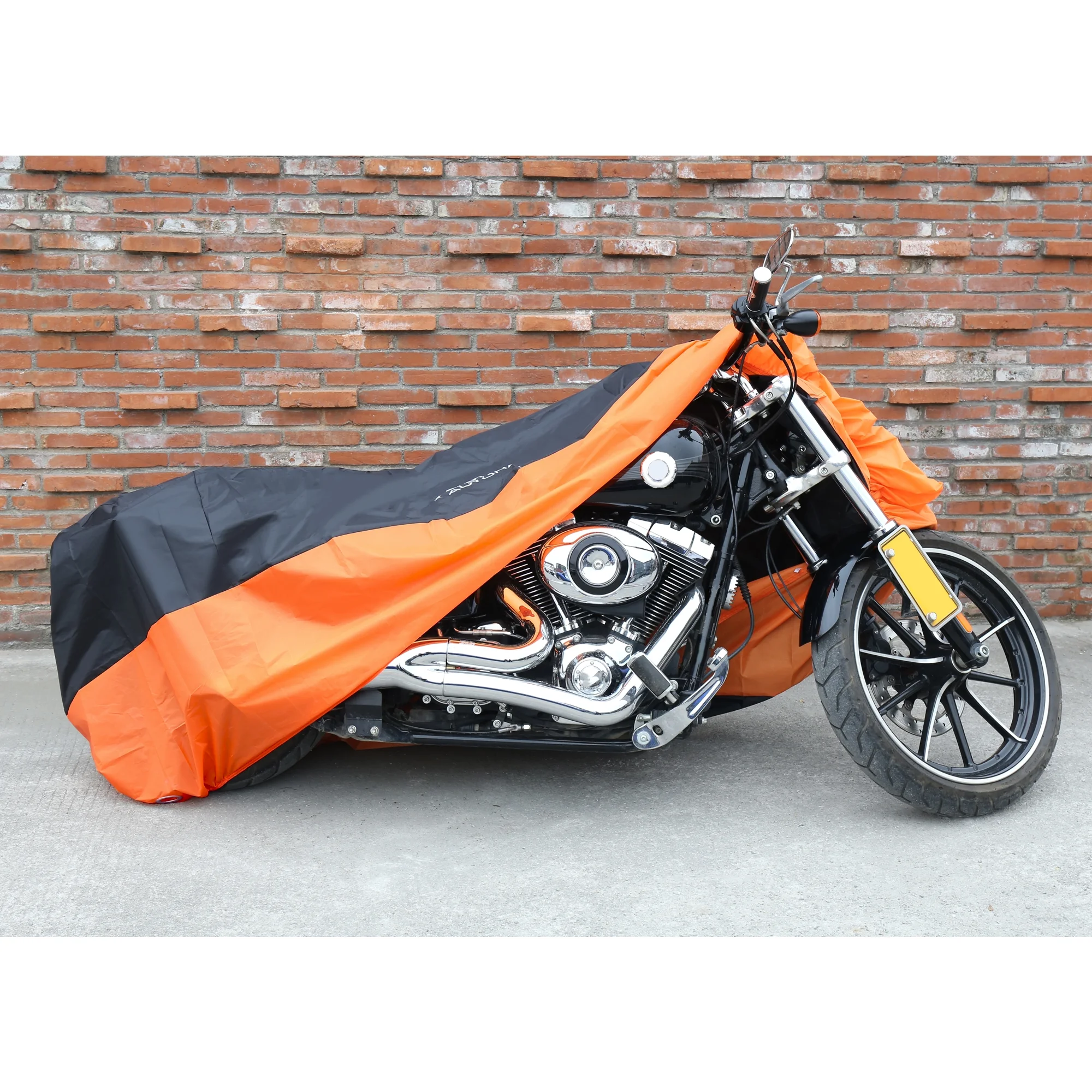 2pcs 210D Oxford Outdoor Waterproof Rain Dust UV Protector Motorcycle Cover XXL