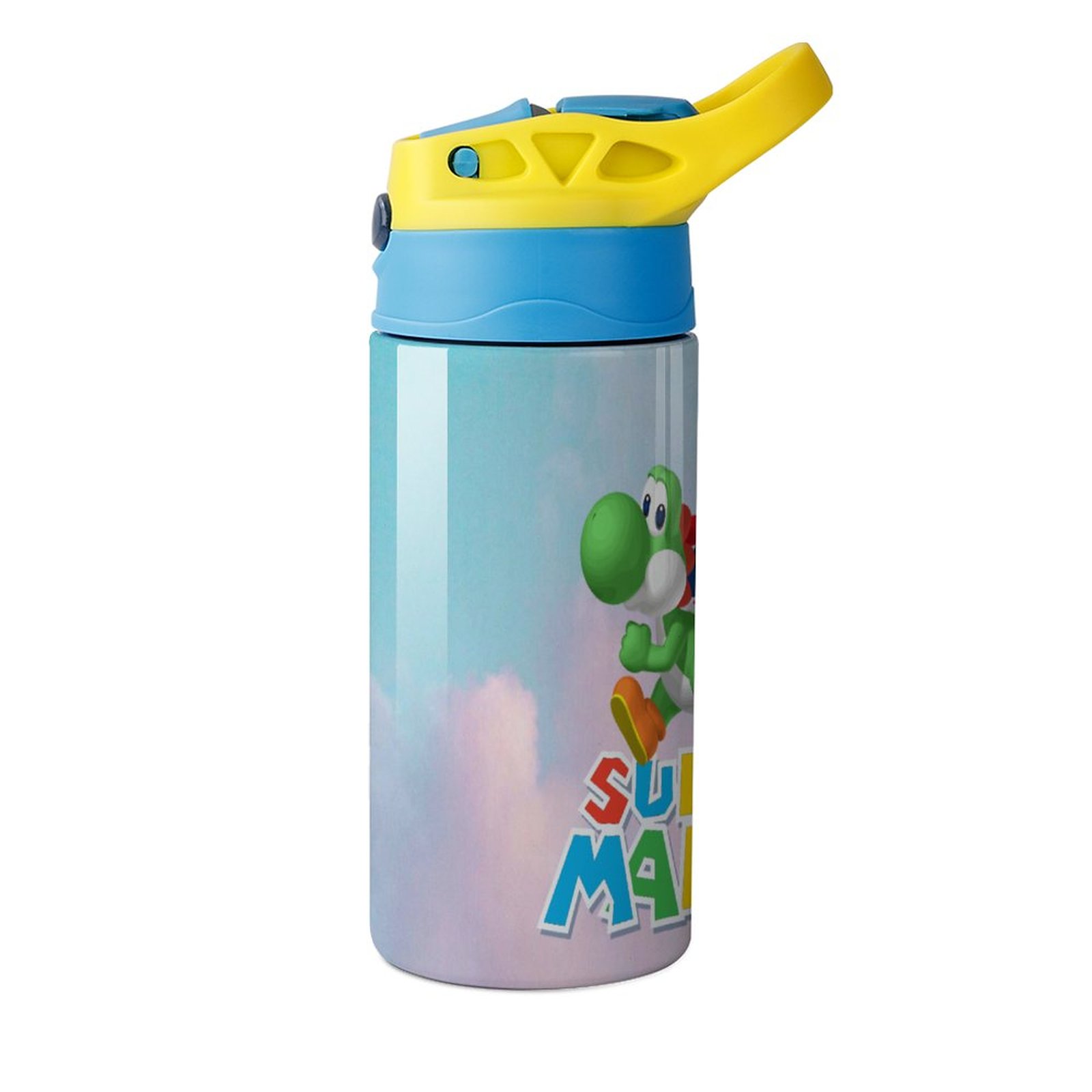 Game Super Mario Kid's Insulated Water Bottle With Straw Vacuum Stainless Steel Cup Leak-Proof Children Toddler Thermoses