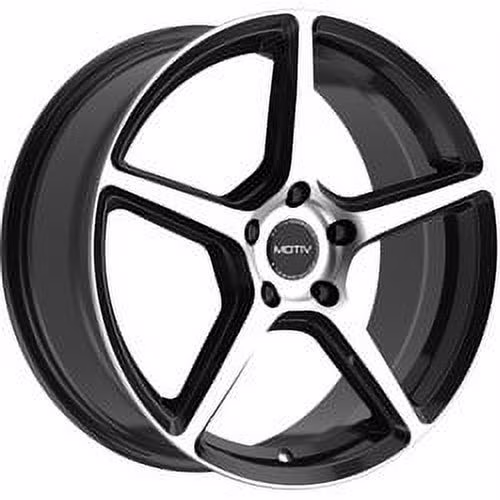 17x7.5 Motiv 433MB Blade Gloss Black Machined Face Wheel 5x120 (40mm)