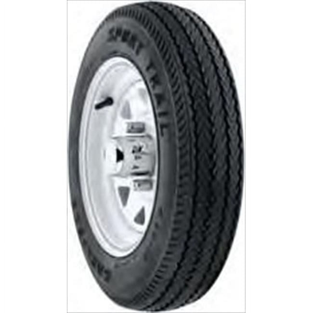 30580 480 x 12-B Tire & Wheel 5 Lugs Spoke, White