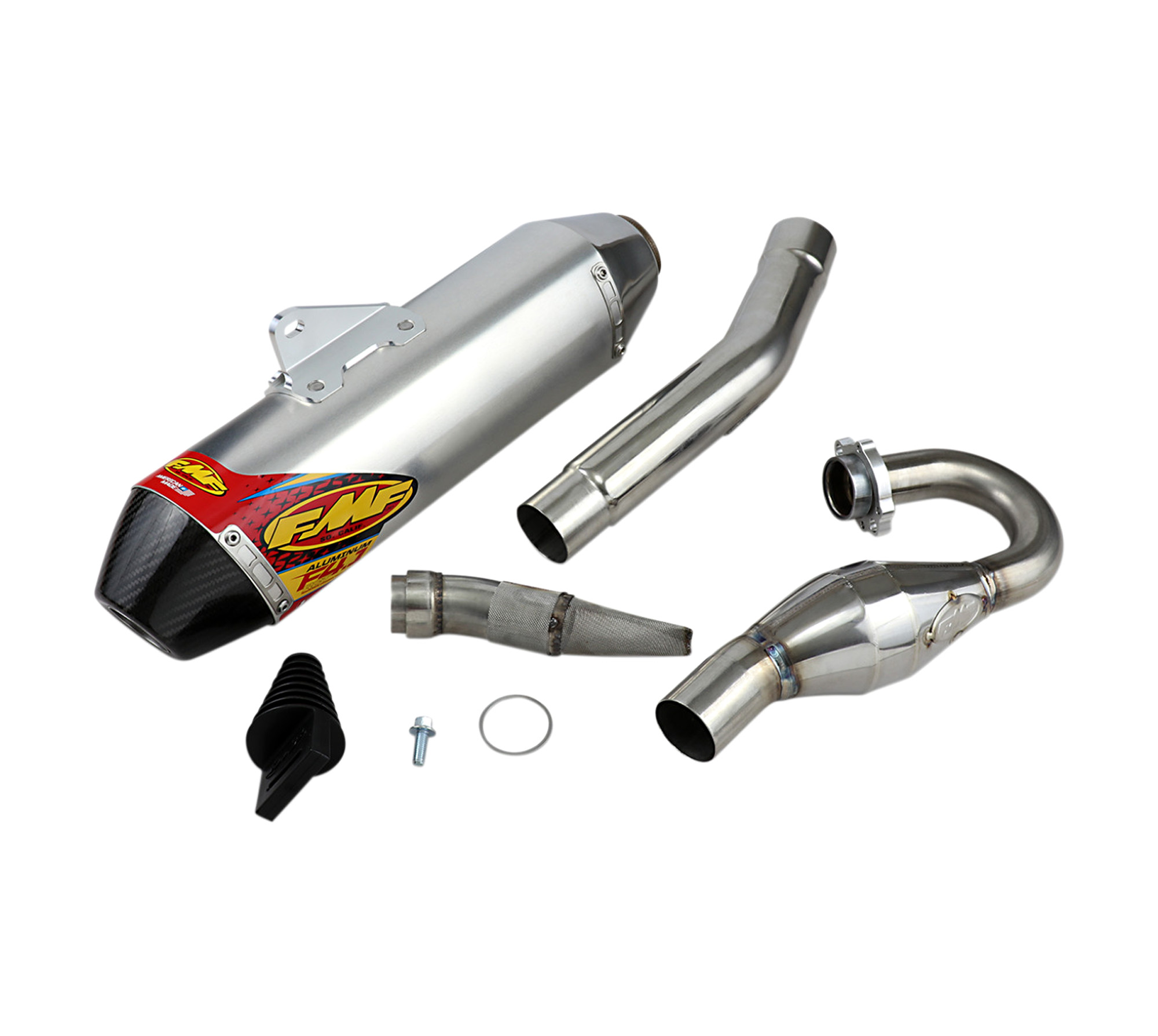 FMF Factory-4.1 Aluminum/Carbon Exhaust System w/MegaBomb (045636)