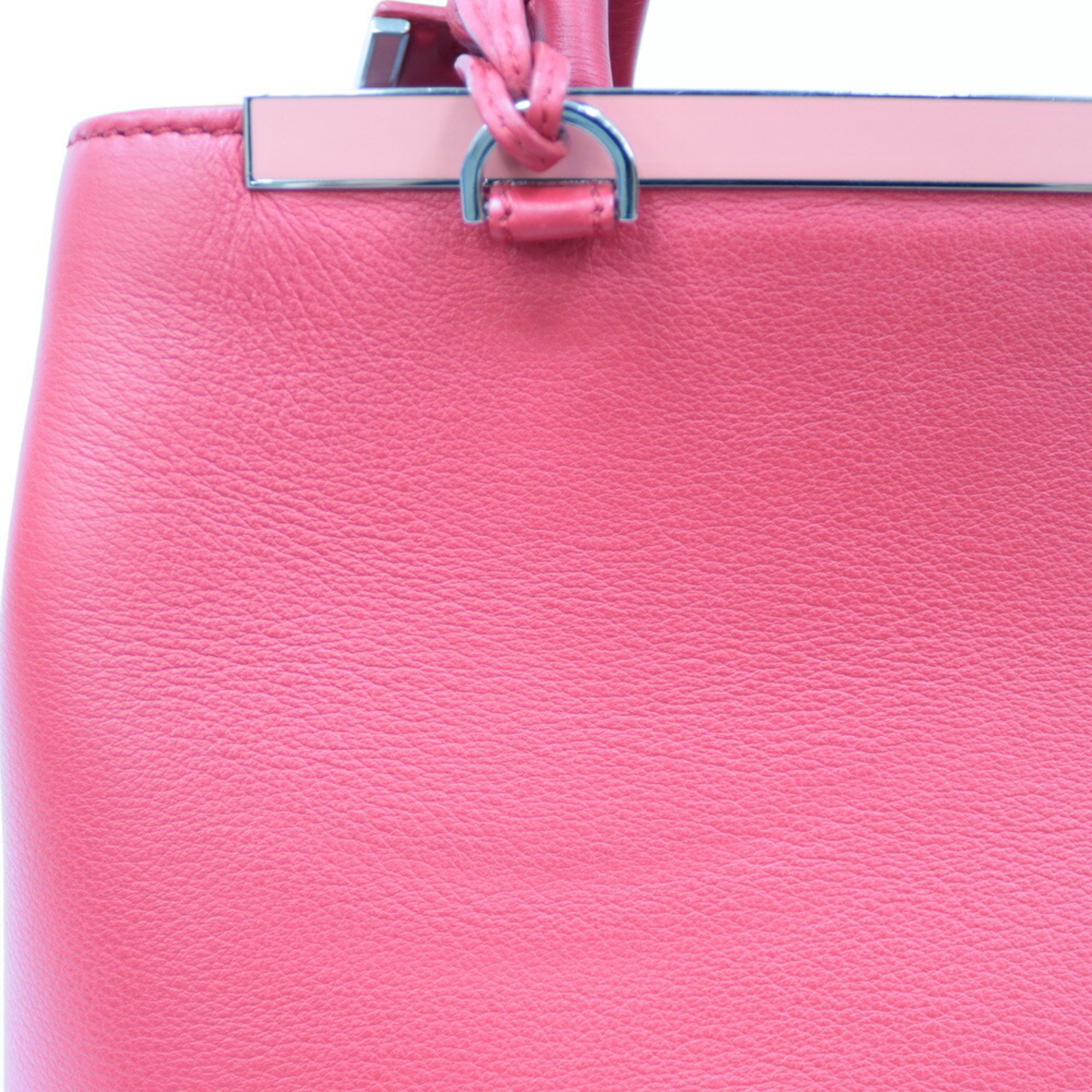 Pre-Owned FENDI Shoulder Bag Handbag Toujour Red Ladies (Fair)