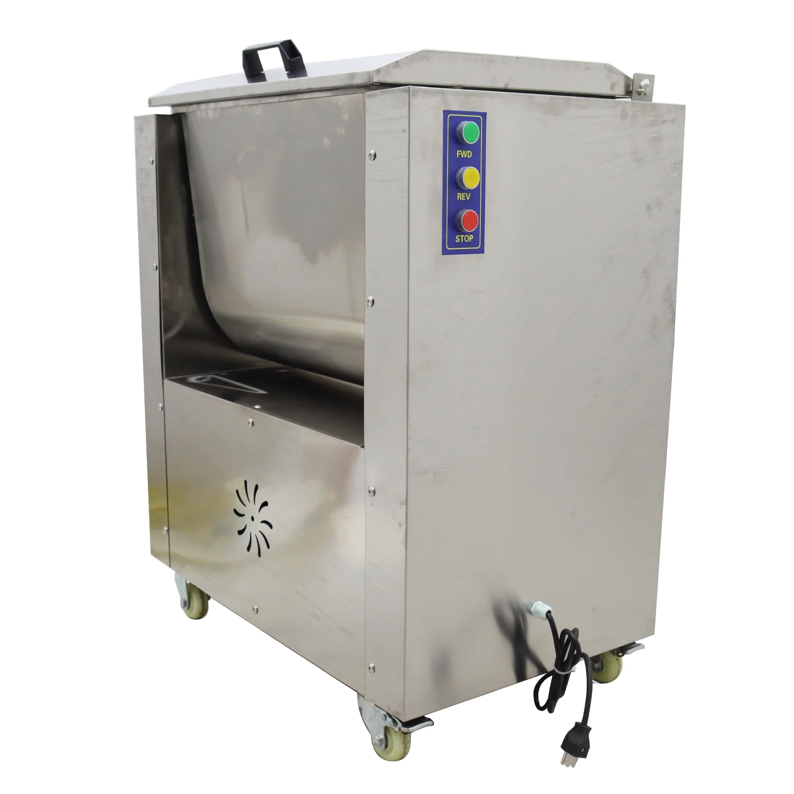 Electric Meat Vegetable Stuffing Mixer Stainless Steel Commercial Electric Food Mixer 60L