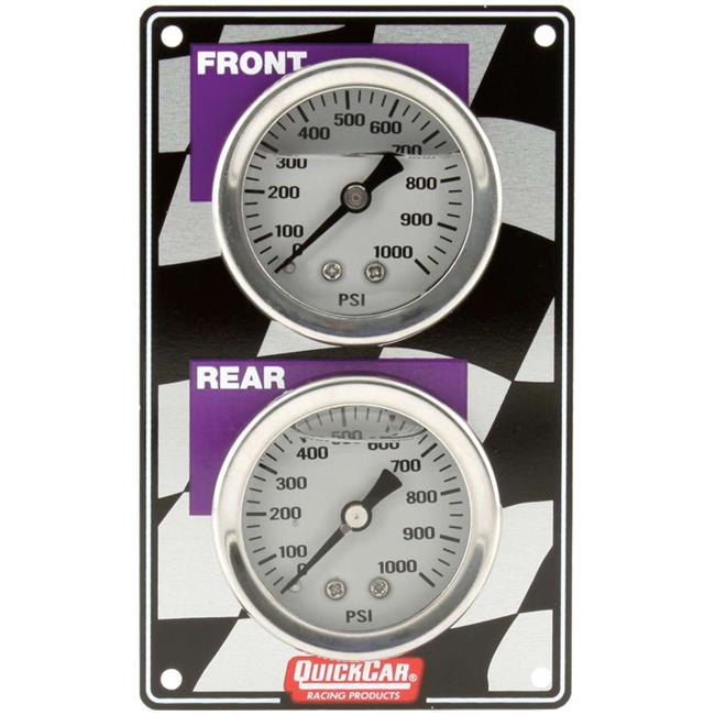 Quickcar Racing Products  Light Weight 1.5 in. Mini Brake Bias Vertical Gauge Panel