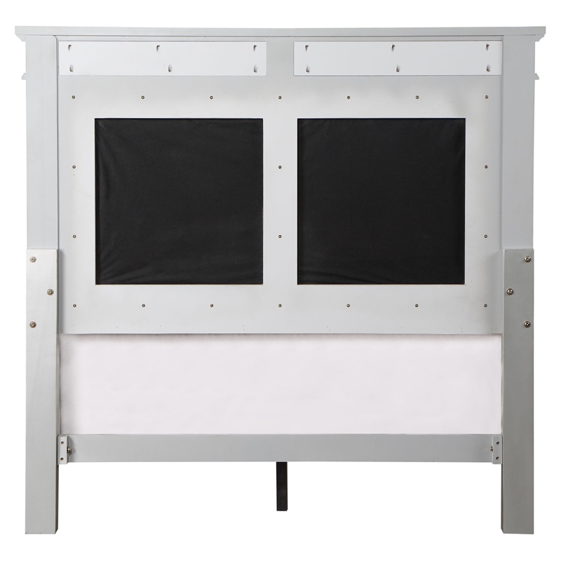 ACME Varian Tufted Velvet Upholstery Twin Bed in Burgundy and Silver