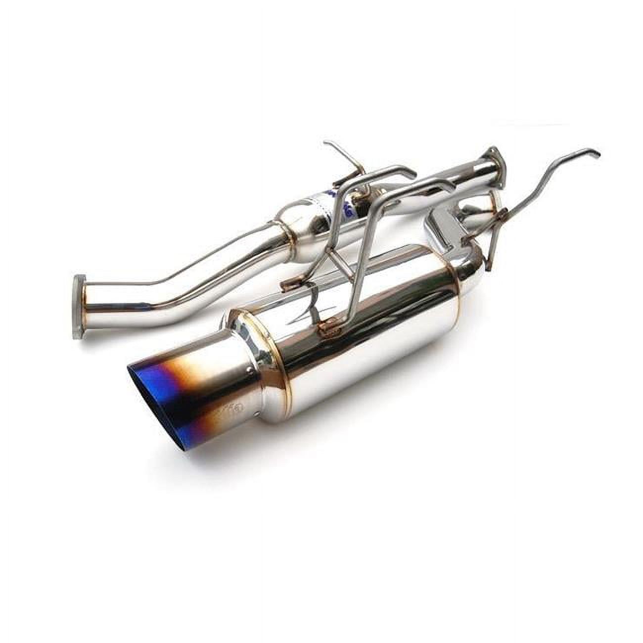 63 mm Stainless Steel Tip Resonator Piping Cat-back Exhaust for 2008-2011 Subaru Impreza Non-Turbo N1