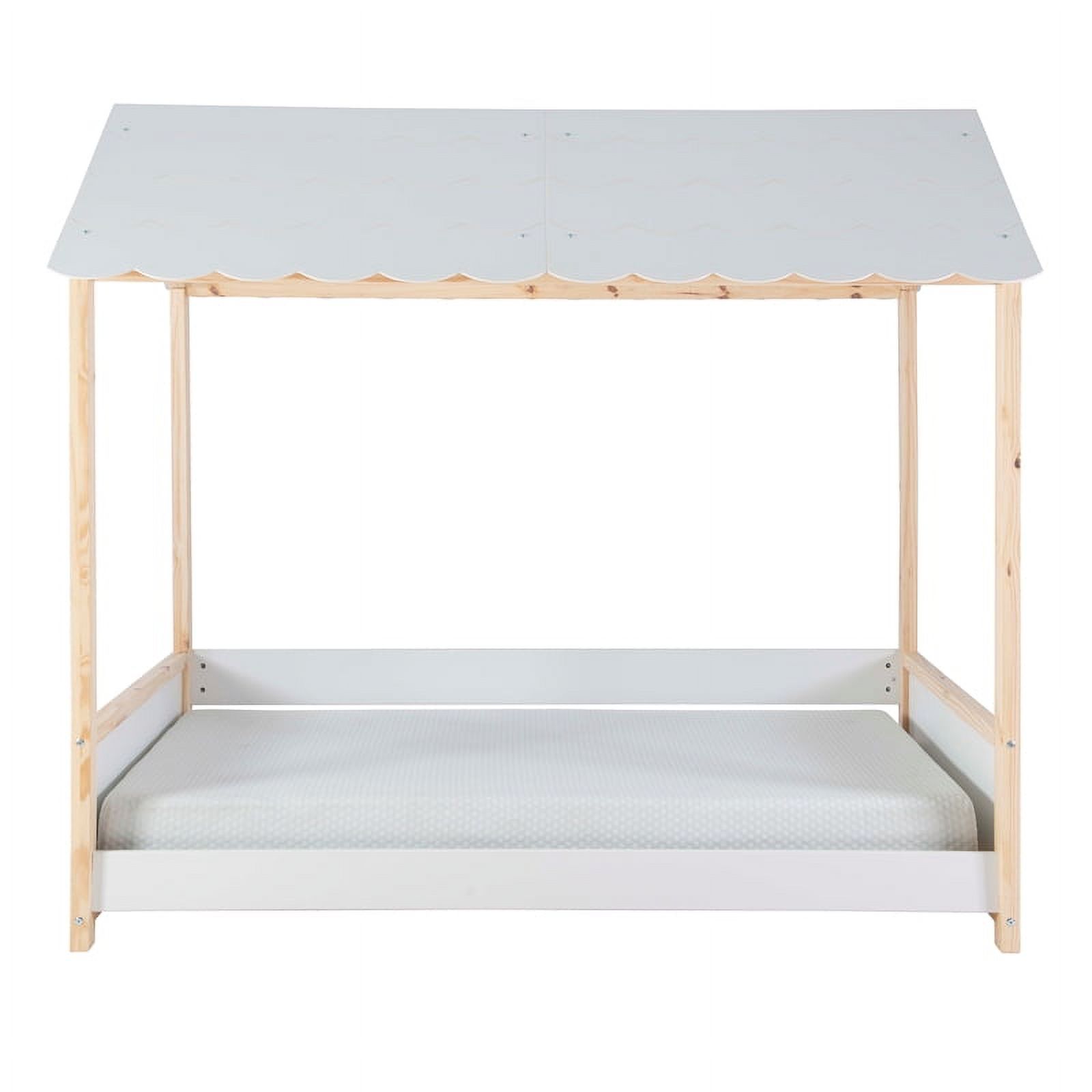 Home Square 3-Piece Set with Bookcase & 4 Drawer Chest & Twin House Bed