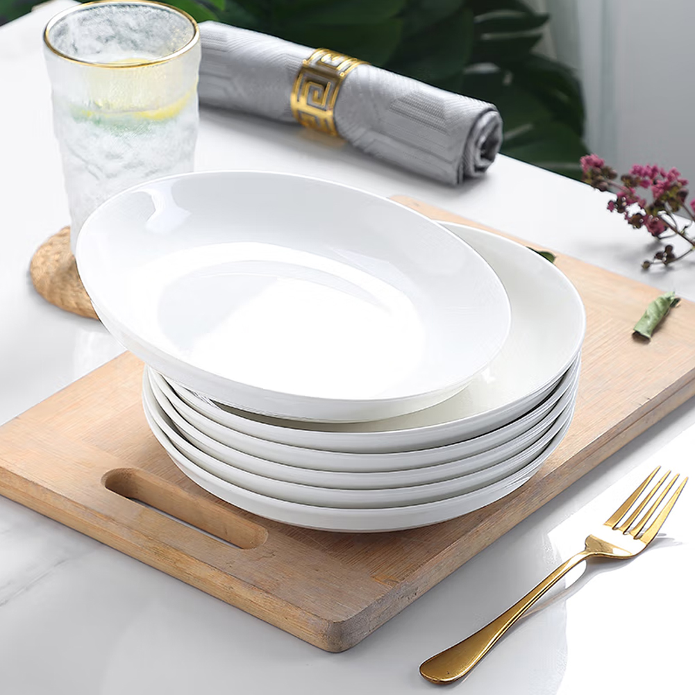 sheungtong Plates, Simply White 10.5