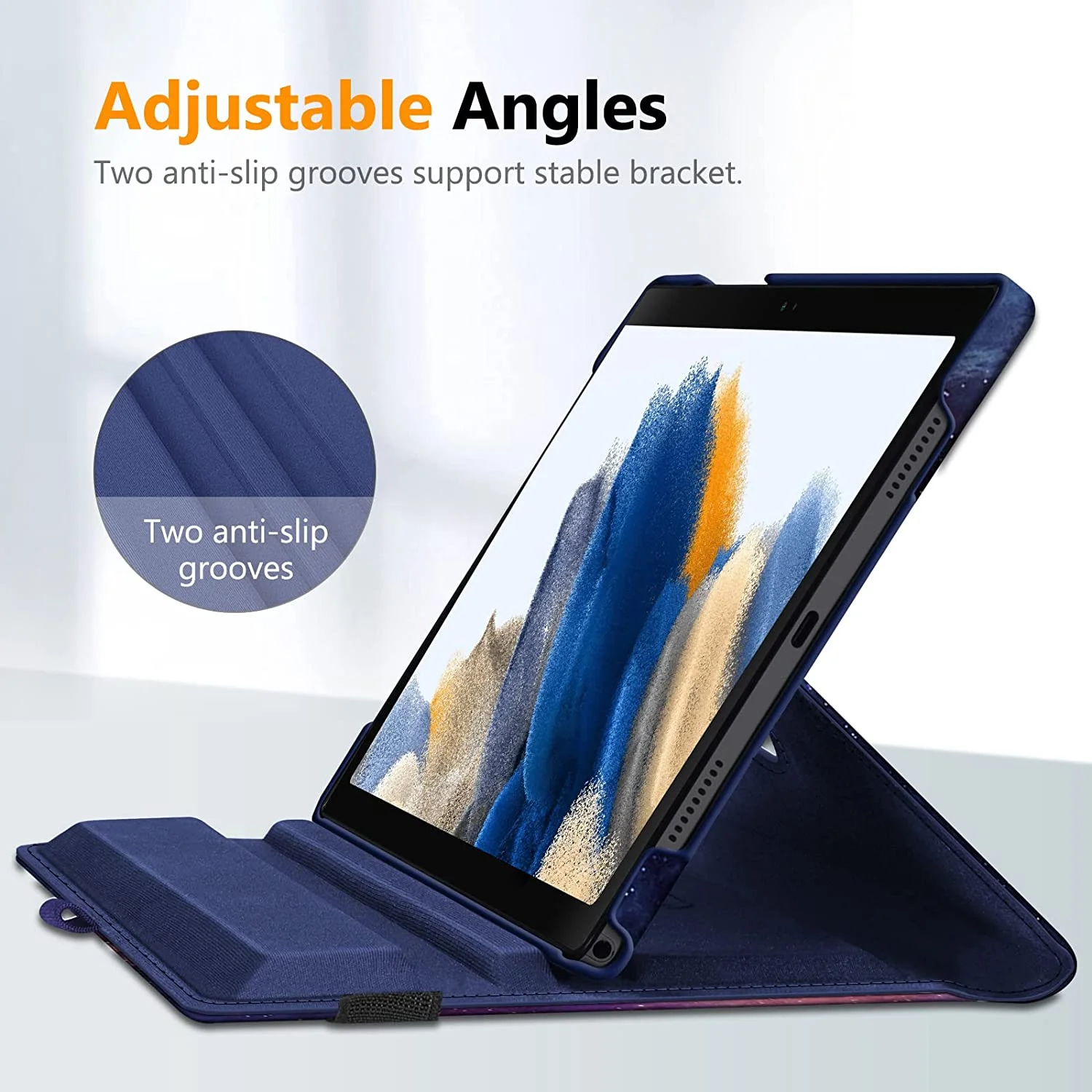 Fintie Rotating Case for Samsung Galaxy Tab A8 10.5 inch 2022 Tabelt Model SM-X200/X205/X207,360 Degree Swivel Stand Protective Cover with Auto Sleep/Wake, Galaxy