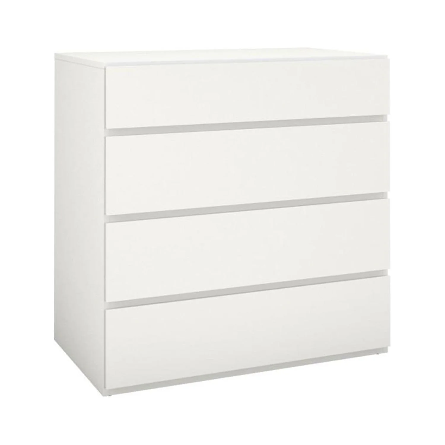 Nexera Orca 4 Piece Queen Size Bedroom Set, Black & White