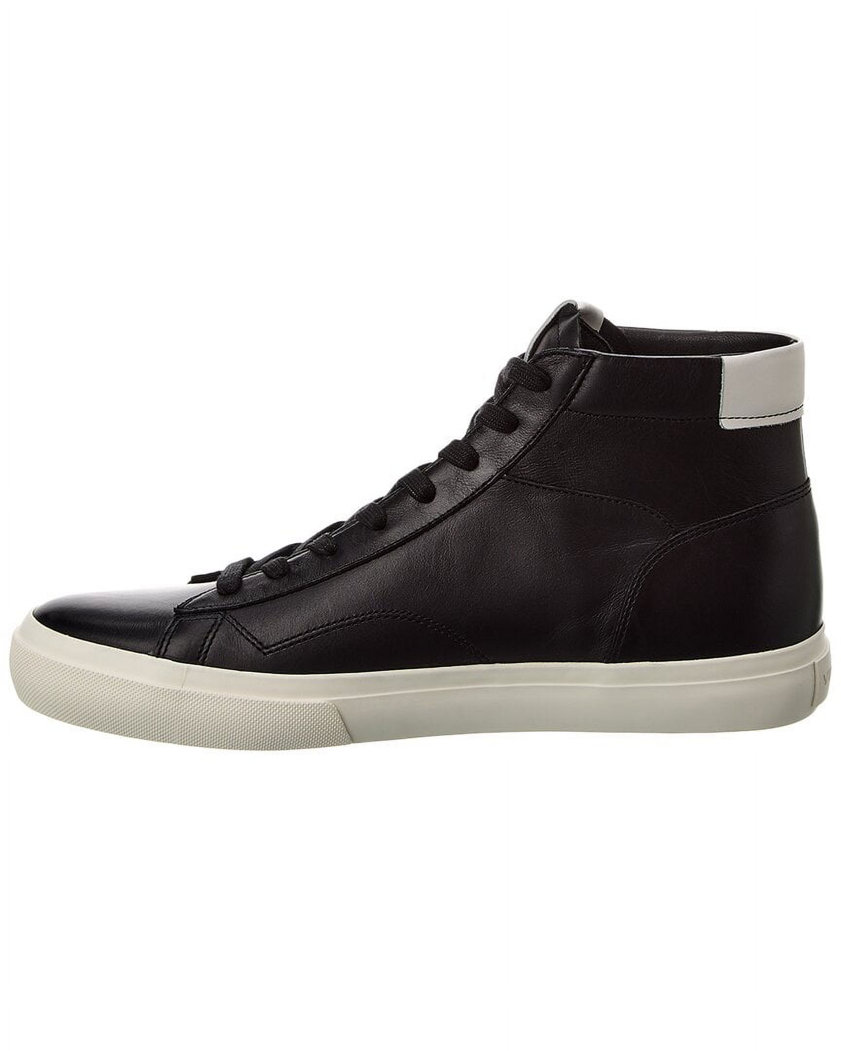 Vince Fitzroy-B Leather Sneaker, 9.5, Black