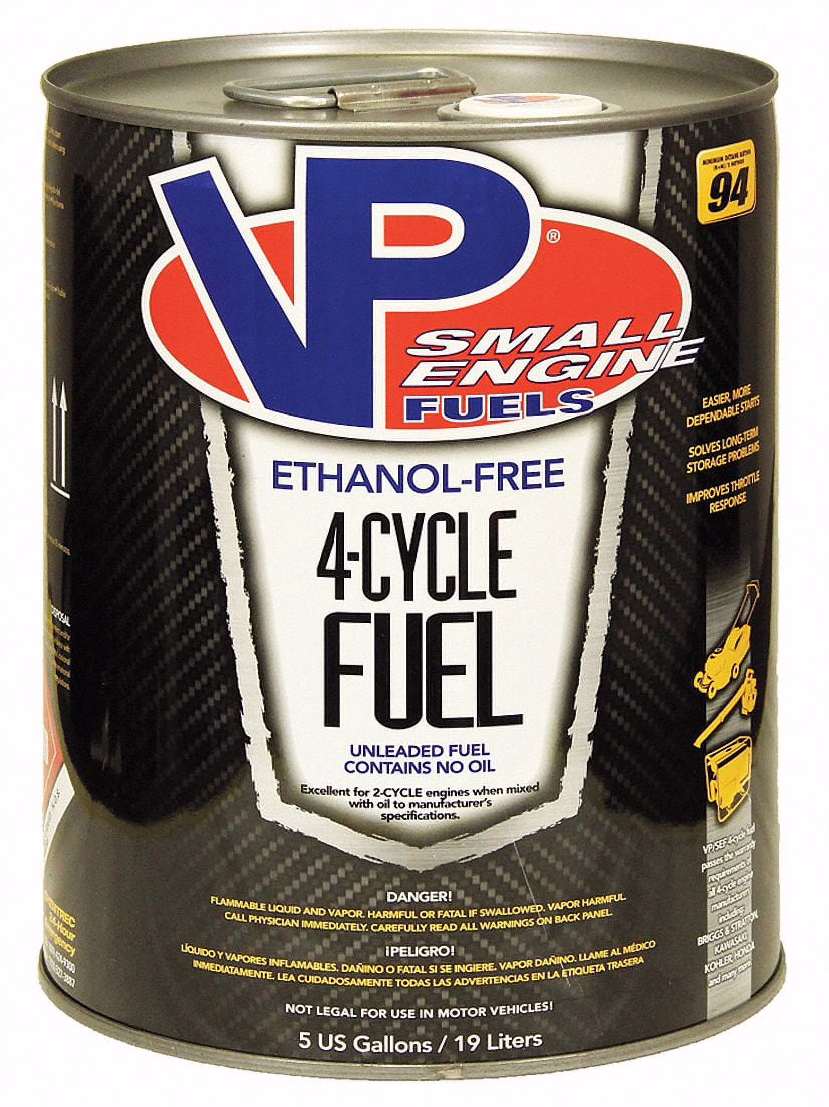 VP Racing Fuels 6202 FUEL ENGINE SM 4-CYCLE 5GA PL