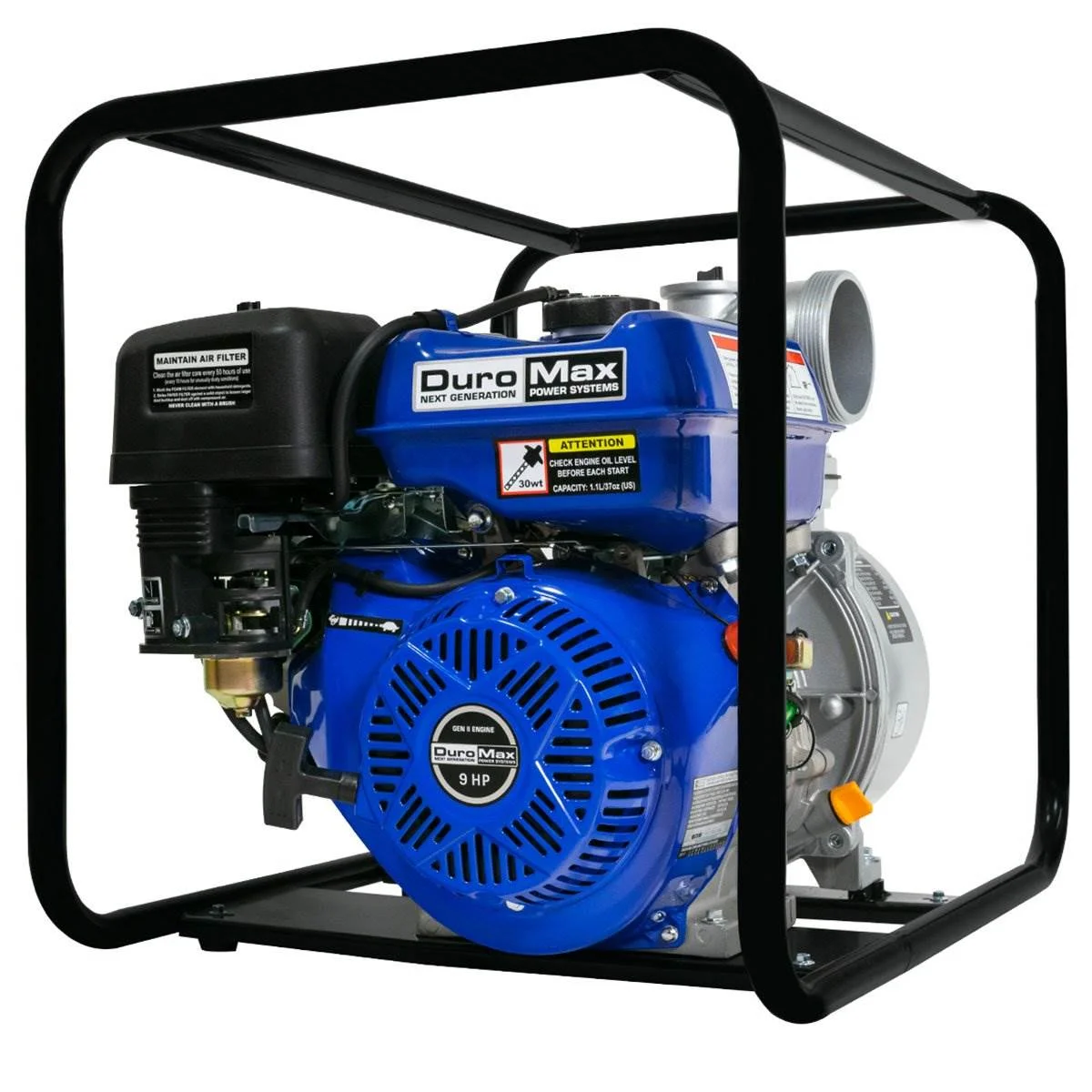 DuroMax XP904WP 427-Gpm 4in. Gasoline Engine Portable Water Pump