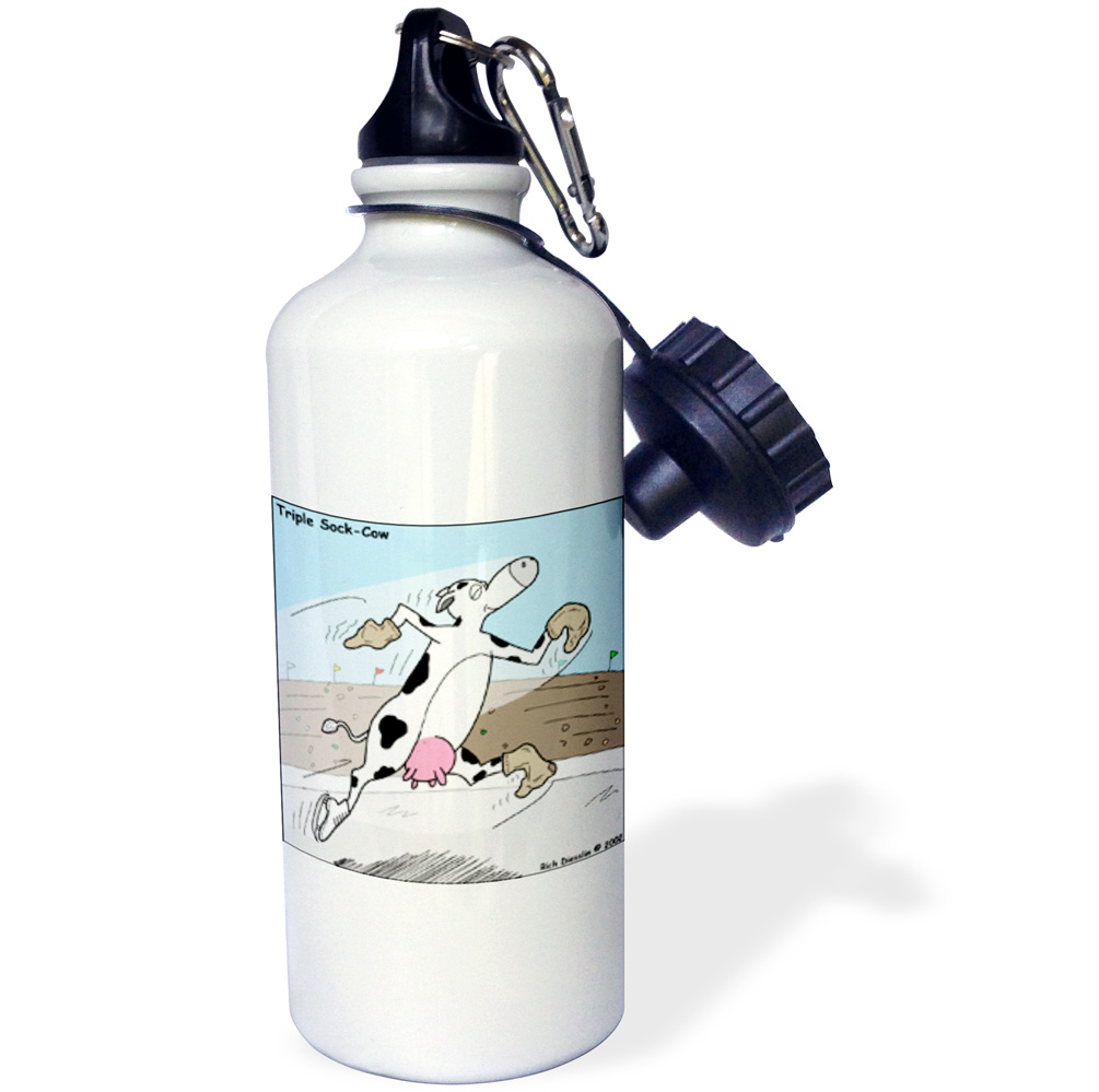 Triple Sock Cow 21 oz Sports Water Bottle wb-2754-1