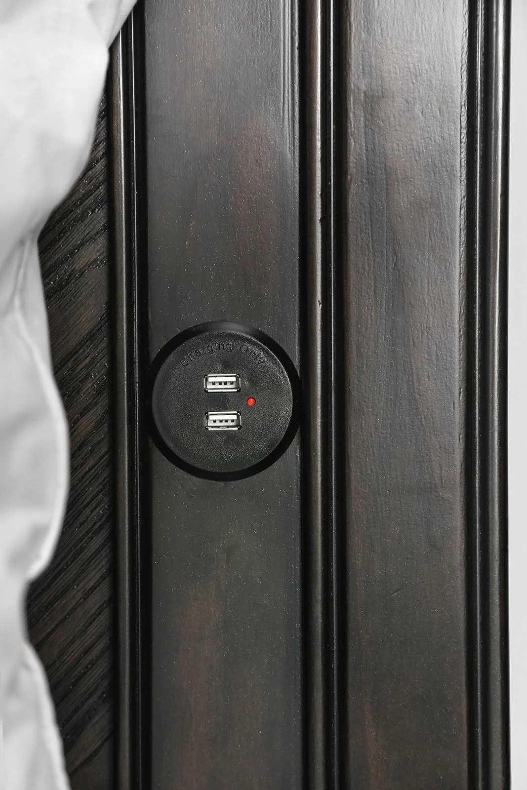 Transitional Espresso Solid Wood King Bed Furniture of America CM7315 Argyros