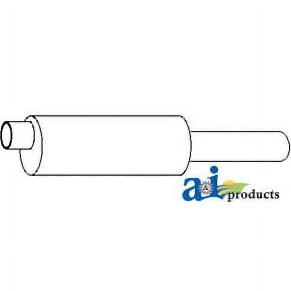 RAParts Oval Muffler - Fits John Deere - AL27388