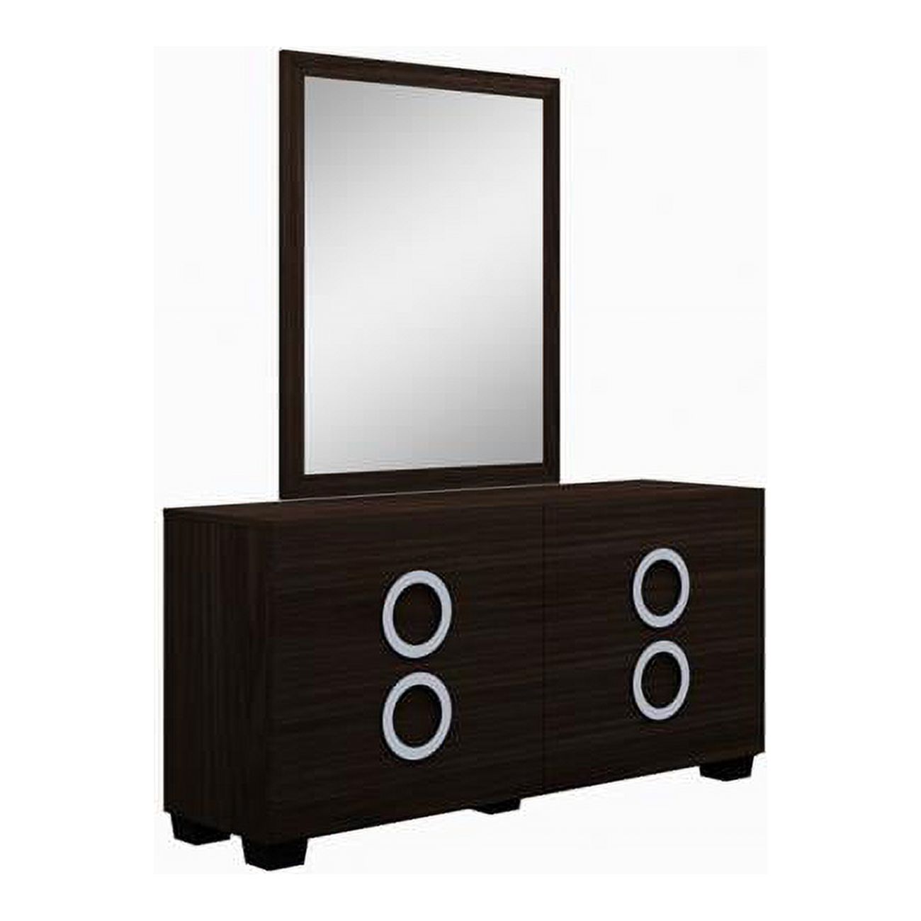 Refined High Gloss Dresser, Wenge - 31 in.