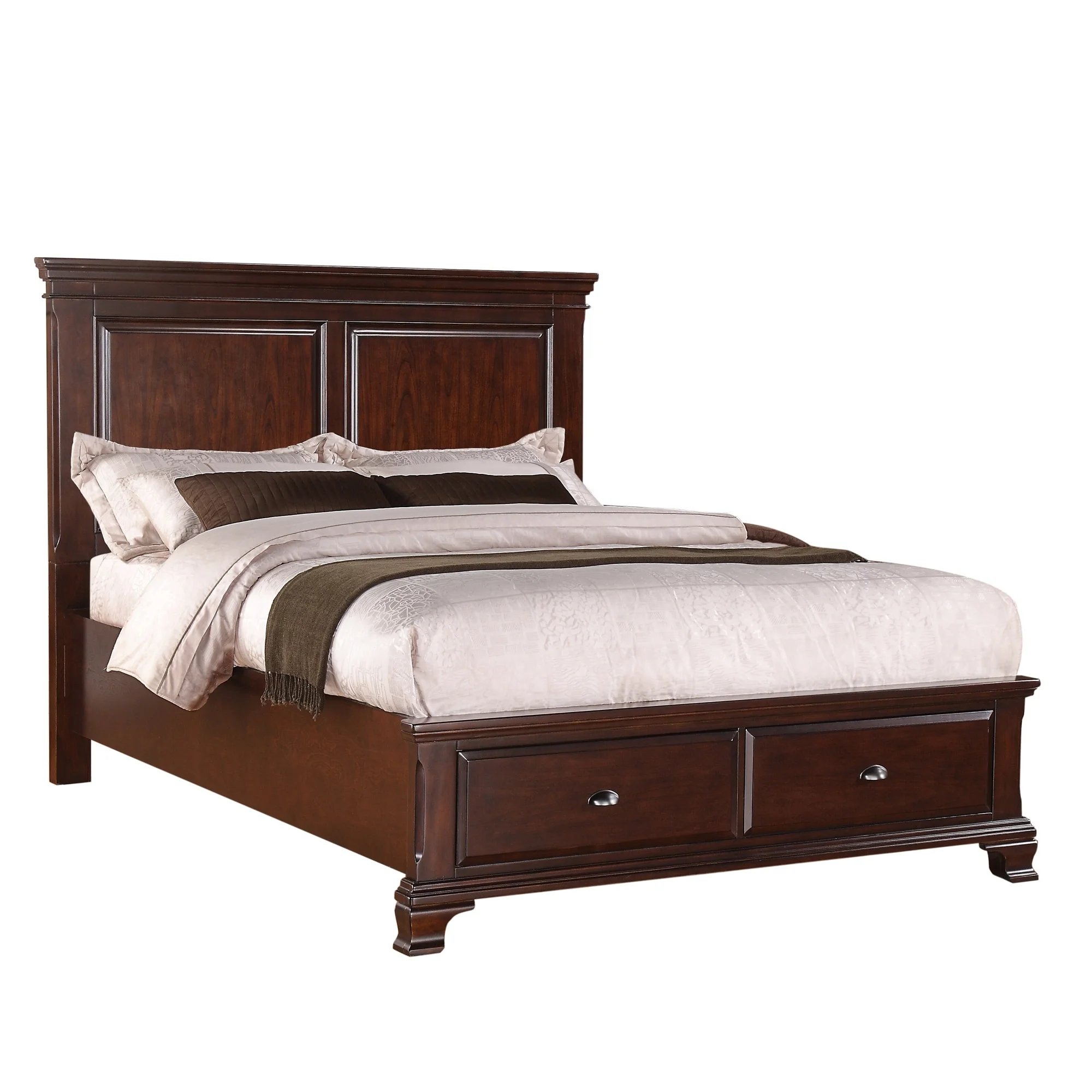 Picket House Furnishings Brinley Cherry Queen Storage Bed