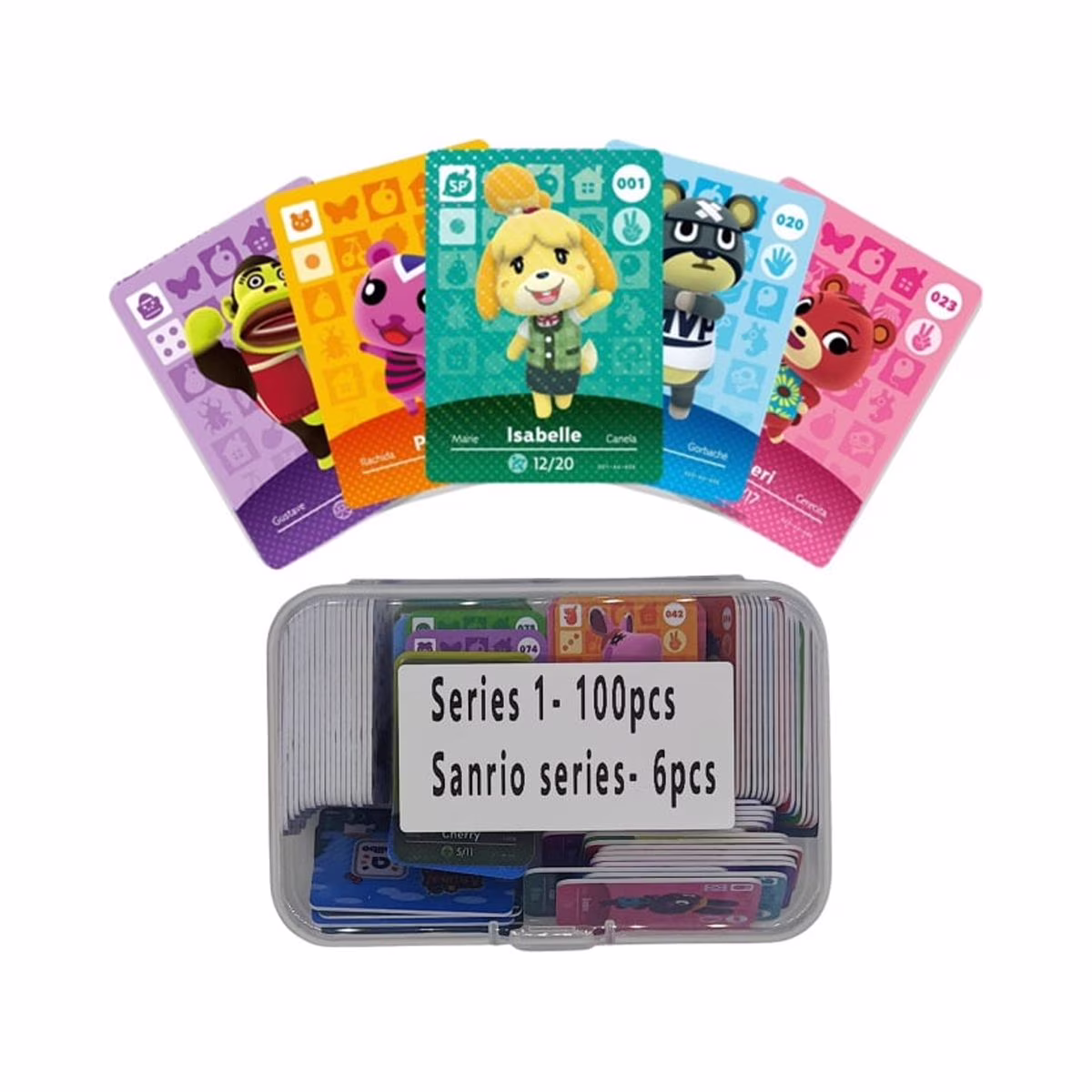 Series 1 Animal Crossing Amiibo Cards. 106-Pcs New Horizons Villagers Cards Fits Switch Games Animal Crossing New Horizons.