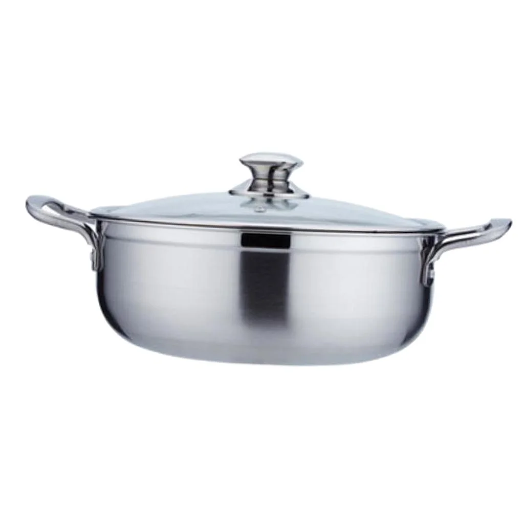 Stainless Steel Hot Pot Soup Pot Universal Pot Large Induction