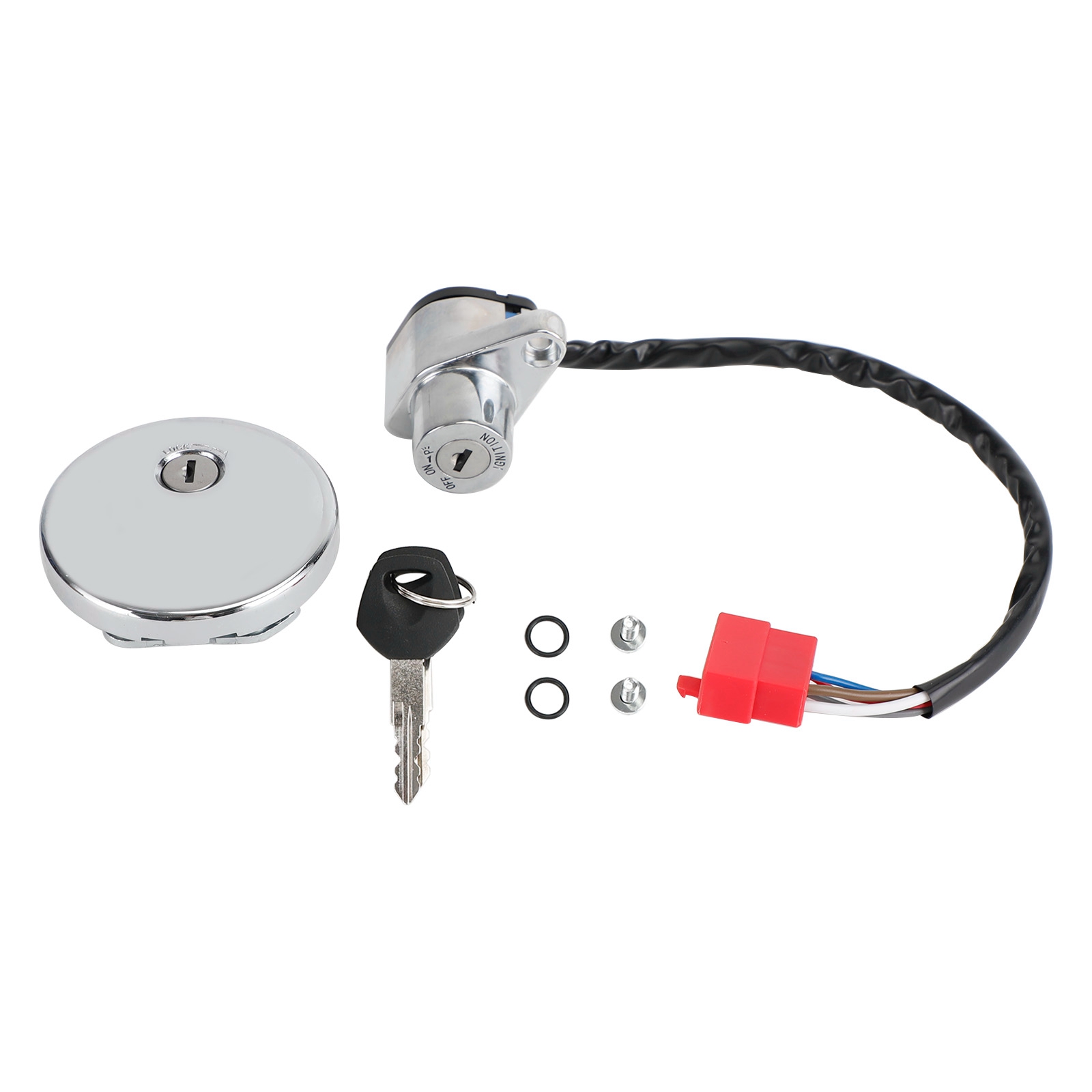 Ignition Switch & Fuel Tank Cap Fit For Kawasaki VULCAN 500 LTD 800 CLASSIC 96-01