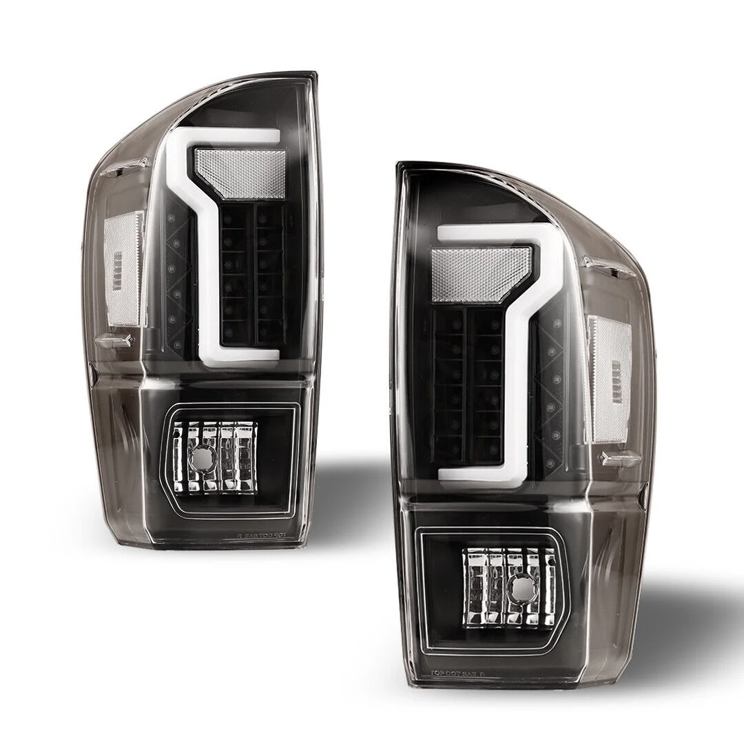 Winjet Compatible With 2016 2017 2018 2019 2020 2021 2022 Toyota Tacoma] LED Glow Bar Running Tail Lights