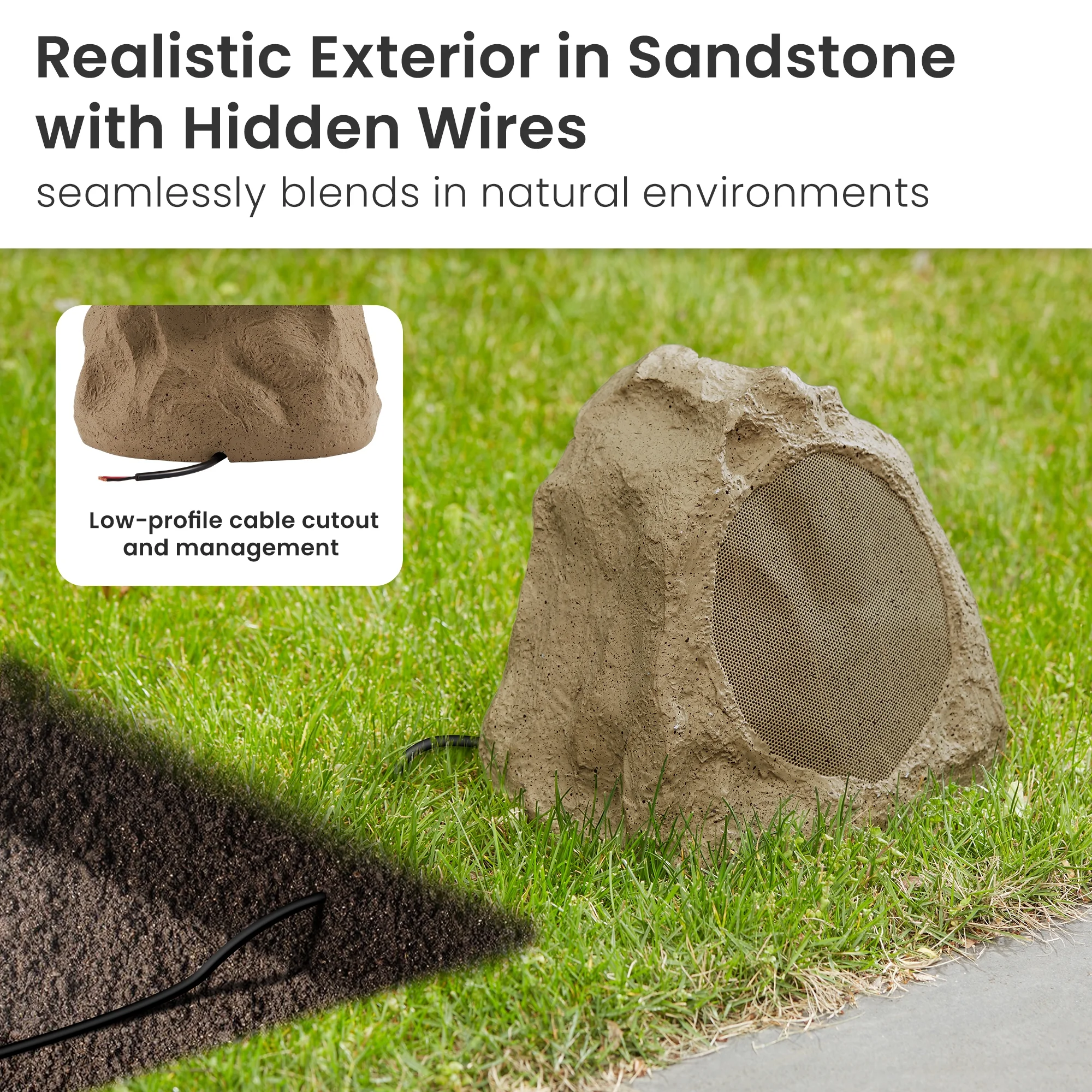 Theater Solutions 6R6S Outdoor Sandstone 6.5