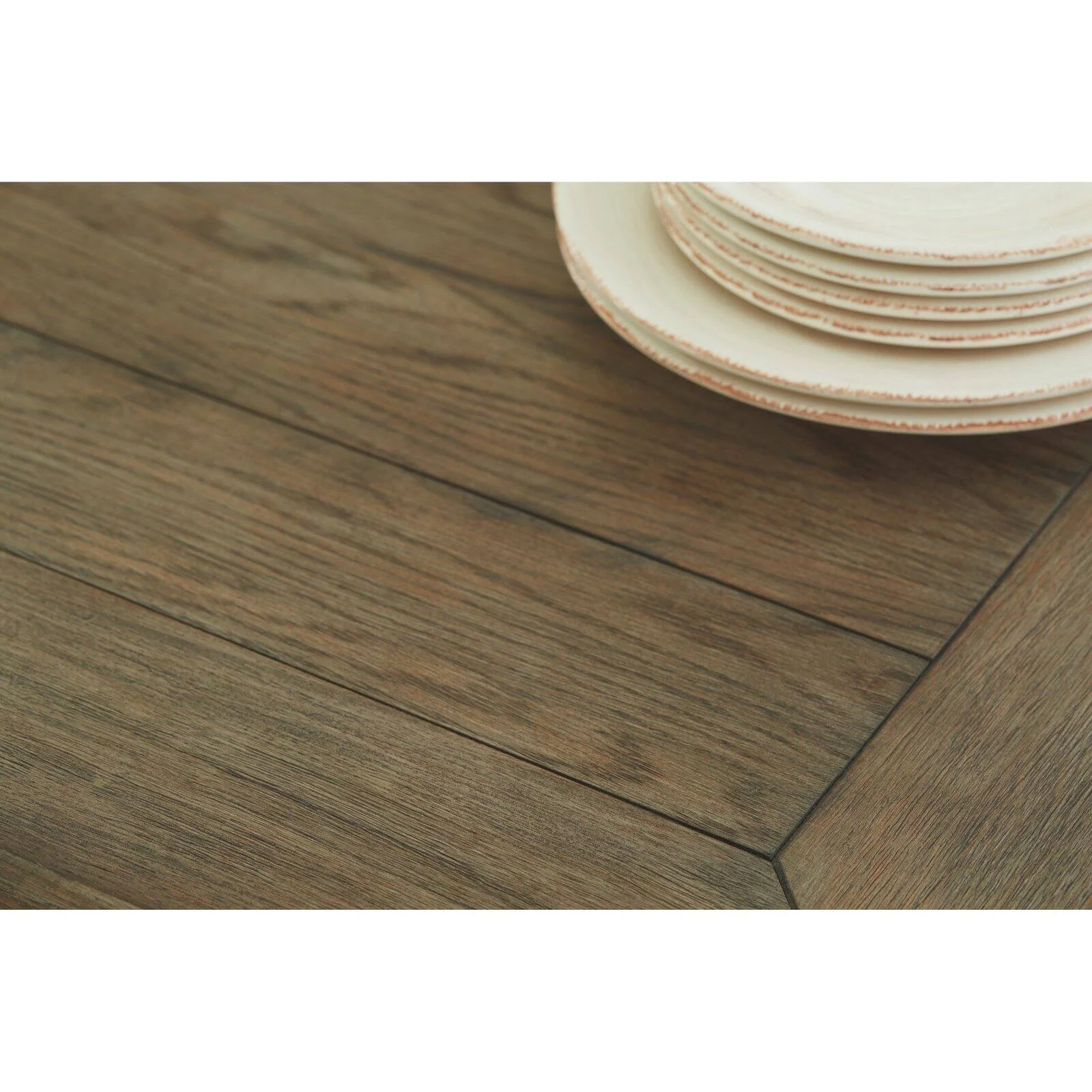 Ashley Bolanburg Engineered Wood Counter Height Dining Table in Two-Tone