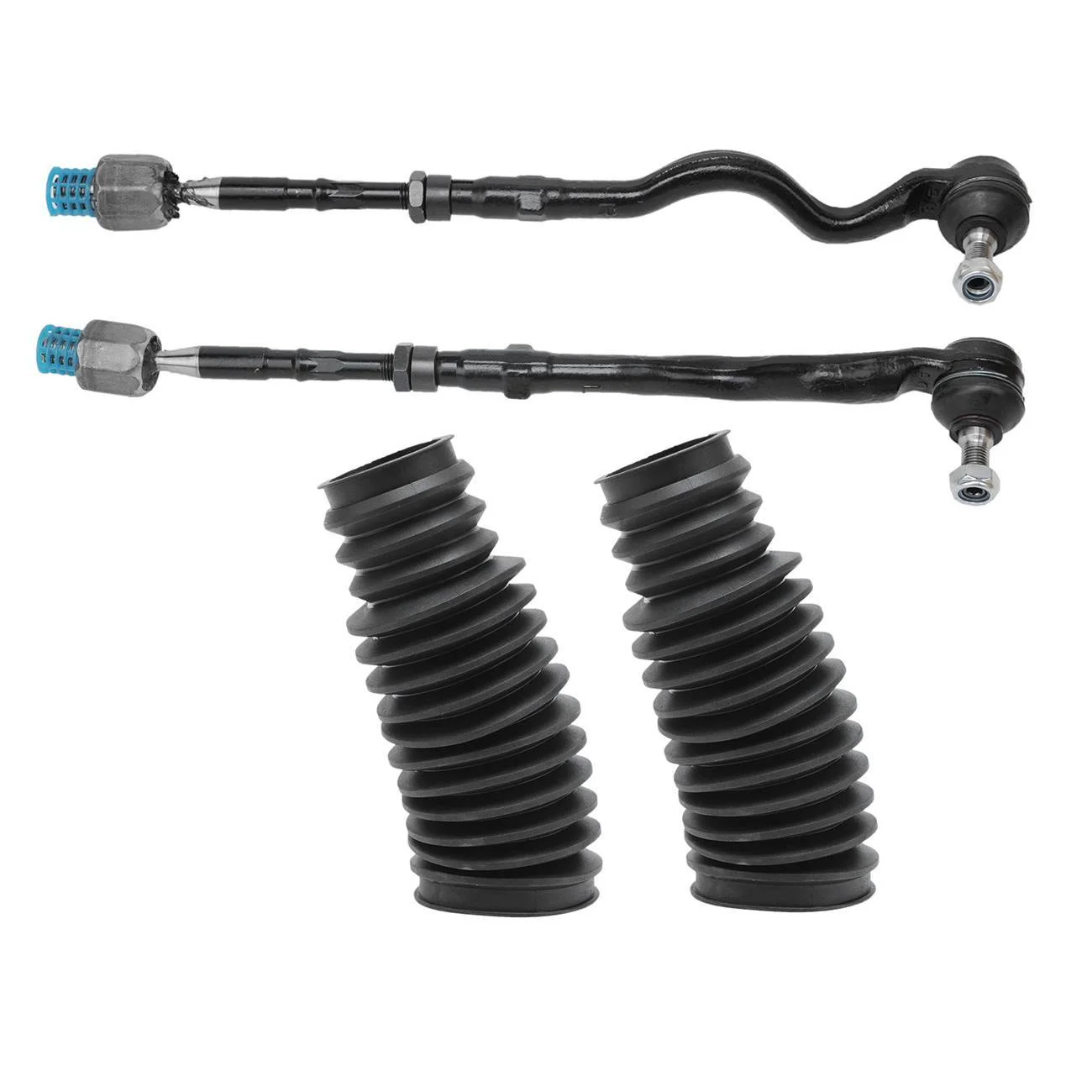 Steering Inner + Outer Tie Rod Rods Assembly Rack Boots Kit for BMW E46 E85 E86 Fits select: 2002-2003 BMW 325 IT, 2004-2005 BMW 325 IS SULEV