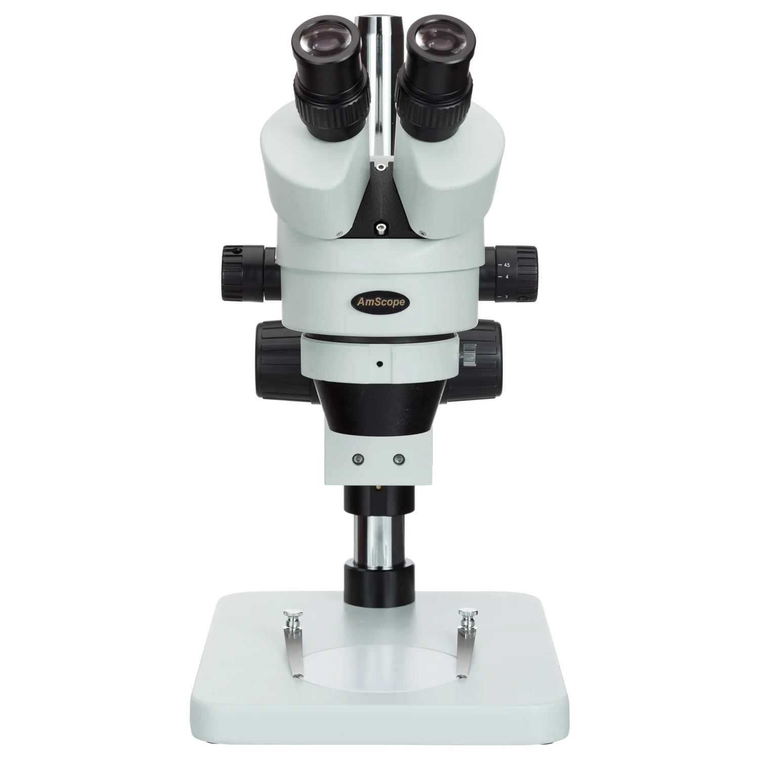 AmScope 7X-90X Zoom Binocular Stereo Microscope with Table Pillar Stand New