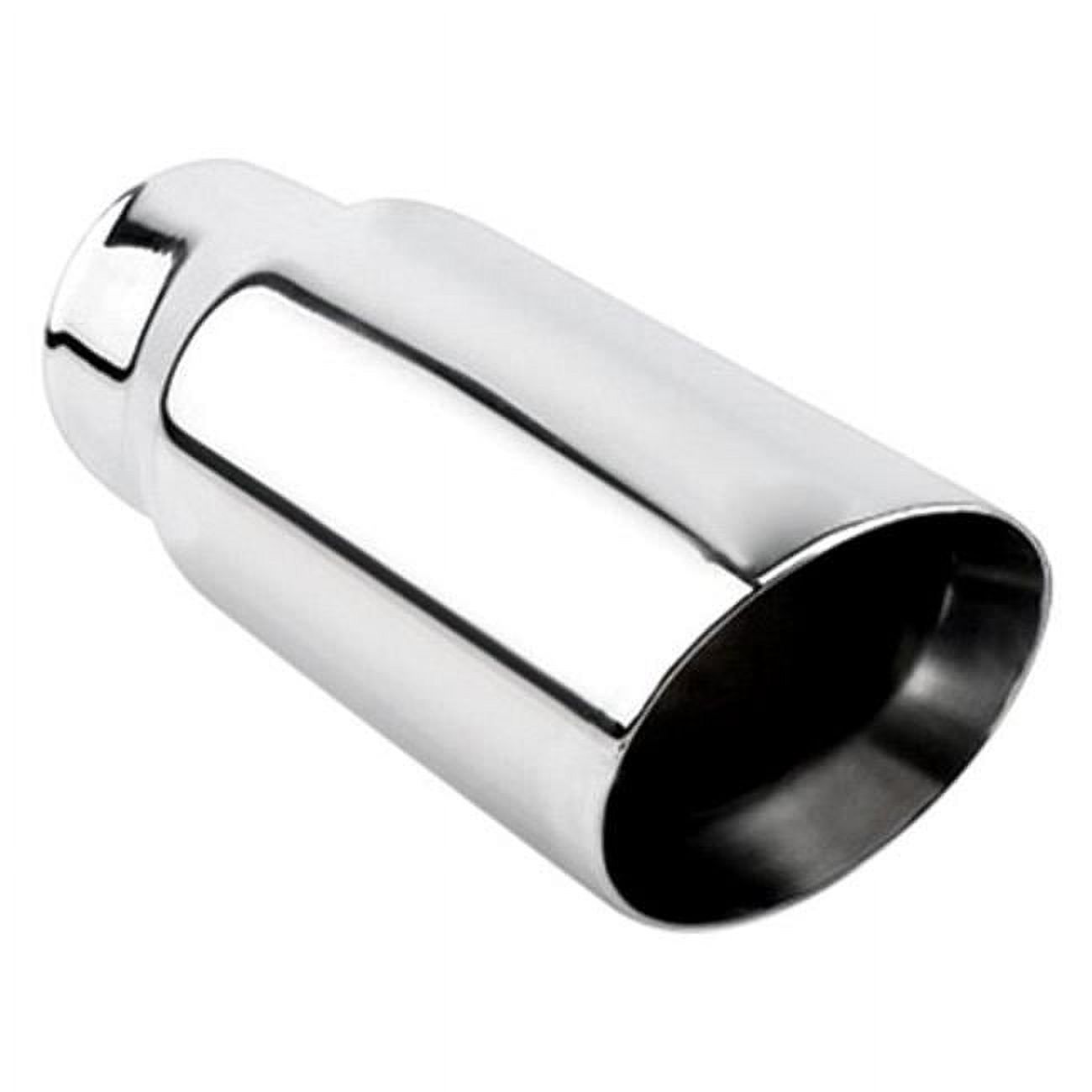 3 x 4 x 12 in. Stainless Steel Double Wall Angle Exhaust Tip