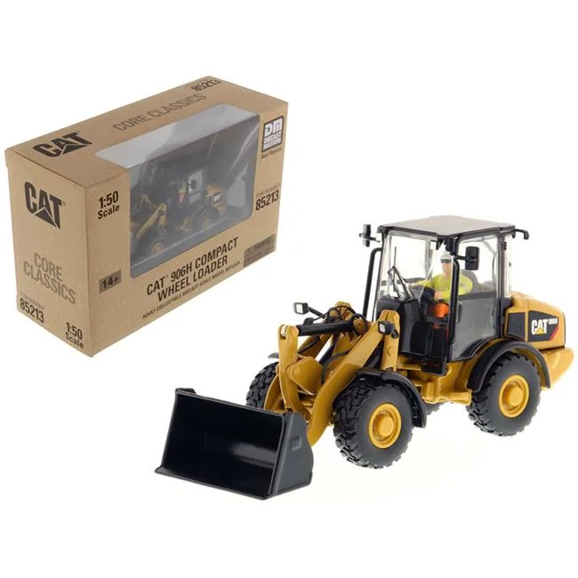 Diecast Masters  1 by 50 Scale Diecast Compact Wheel Loader for CAT Caterpillar 906H Model