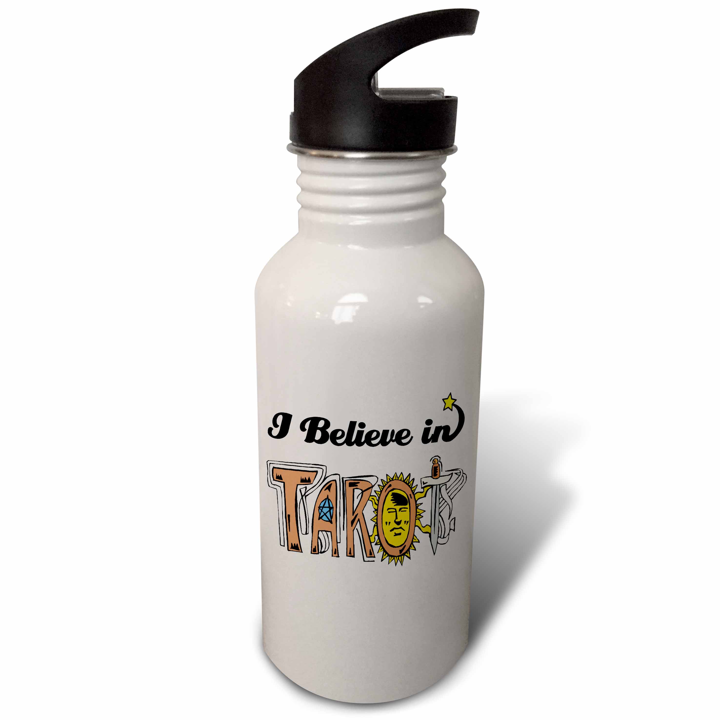 I Believe In Tarot 21 oz Sports Water Bottle wb-105598-1
