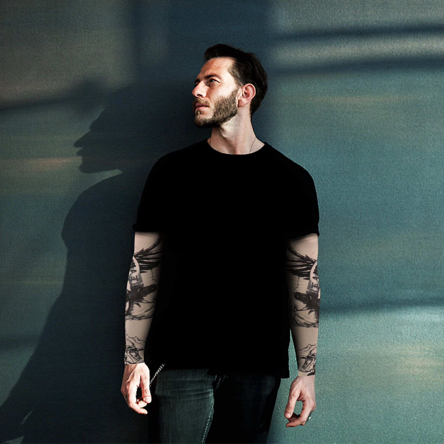 20 PCS Unisex Tattoo Cooling Arm Sleeves Cover Sports Outdoor UV Sun Protection