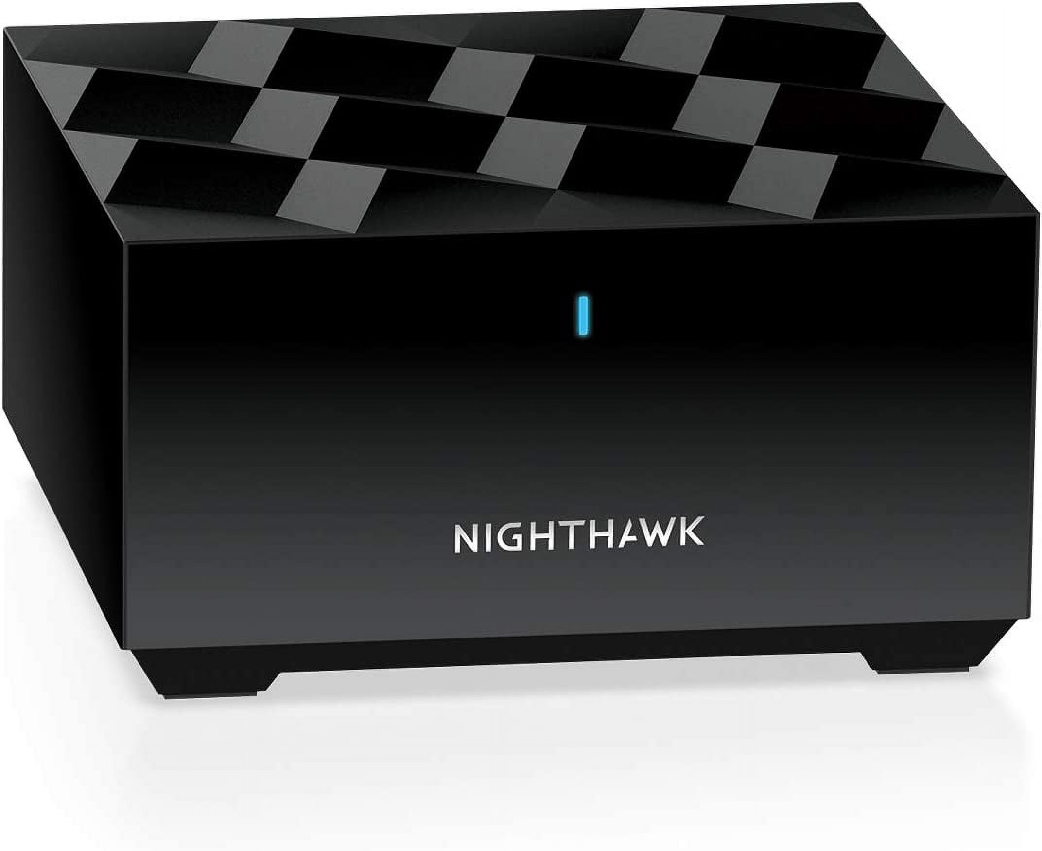 Open Box NETGEAR Nighthawk Whole Home Mesh WiFi 6 Add-on Satellite MS60-100NAS BLACK