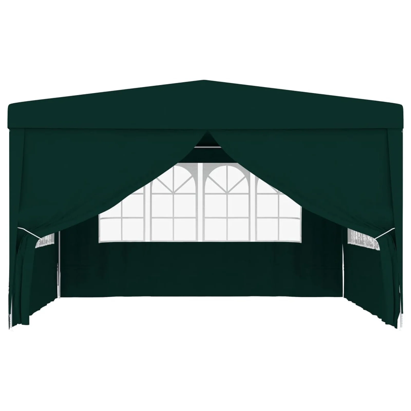 Walmeck Professional Party Tent with Side Walls 13.1'x13.1' Green 0.3 ozft²