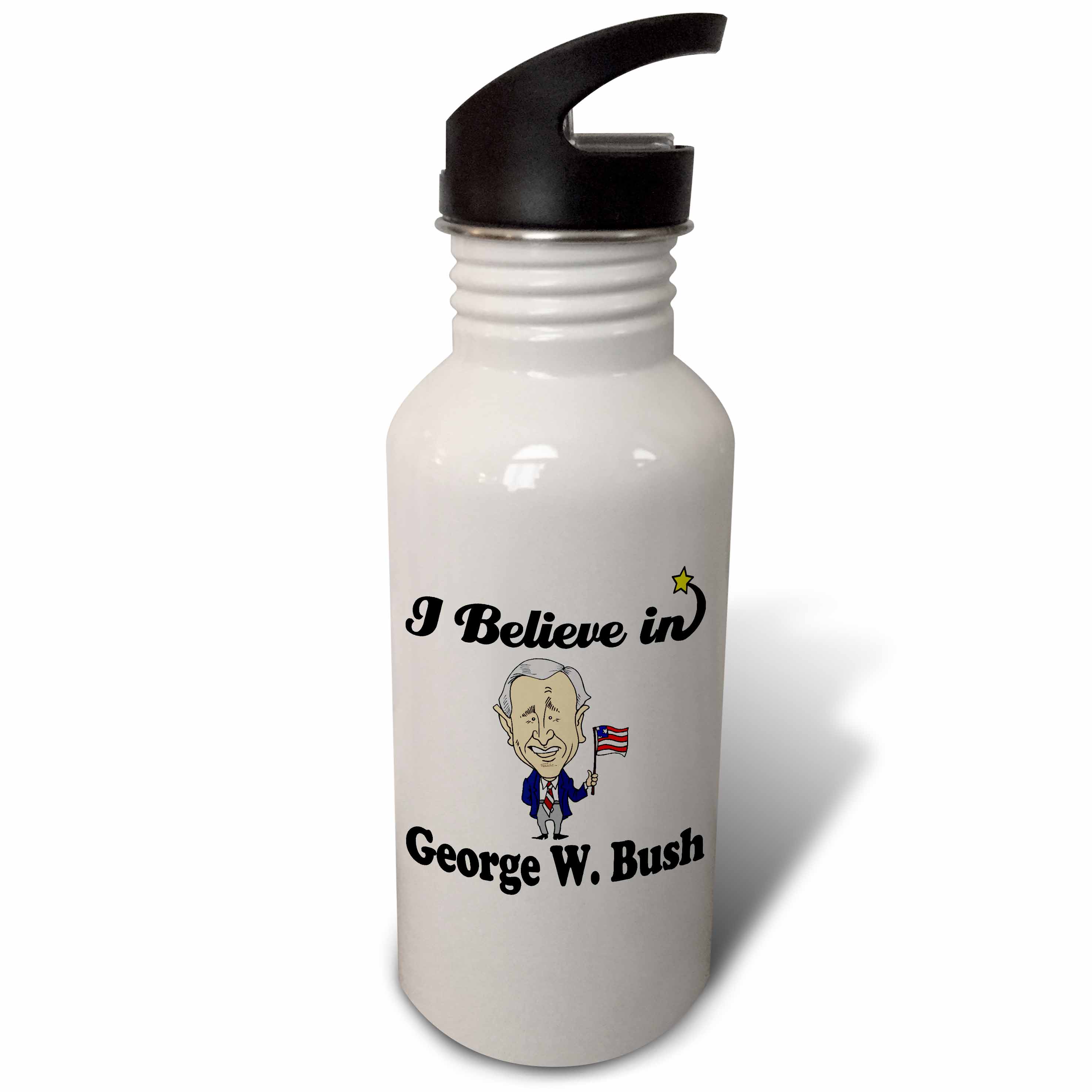 I Believe In George W Bush 21 oz Sports Water Bottle wb-105182-1