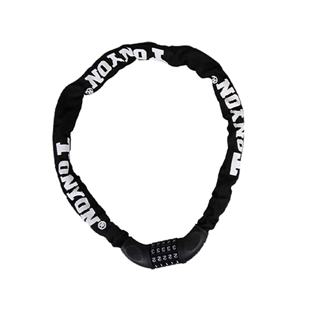 Wepro Bicycle Bike Chain Lock Coiling 5-Digit Combination Lock for Bicycles Keyless