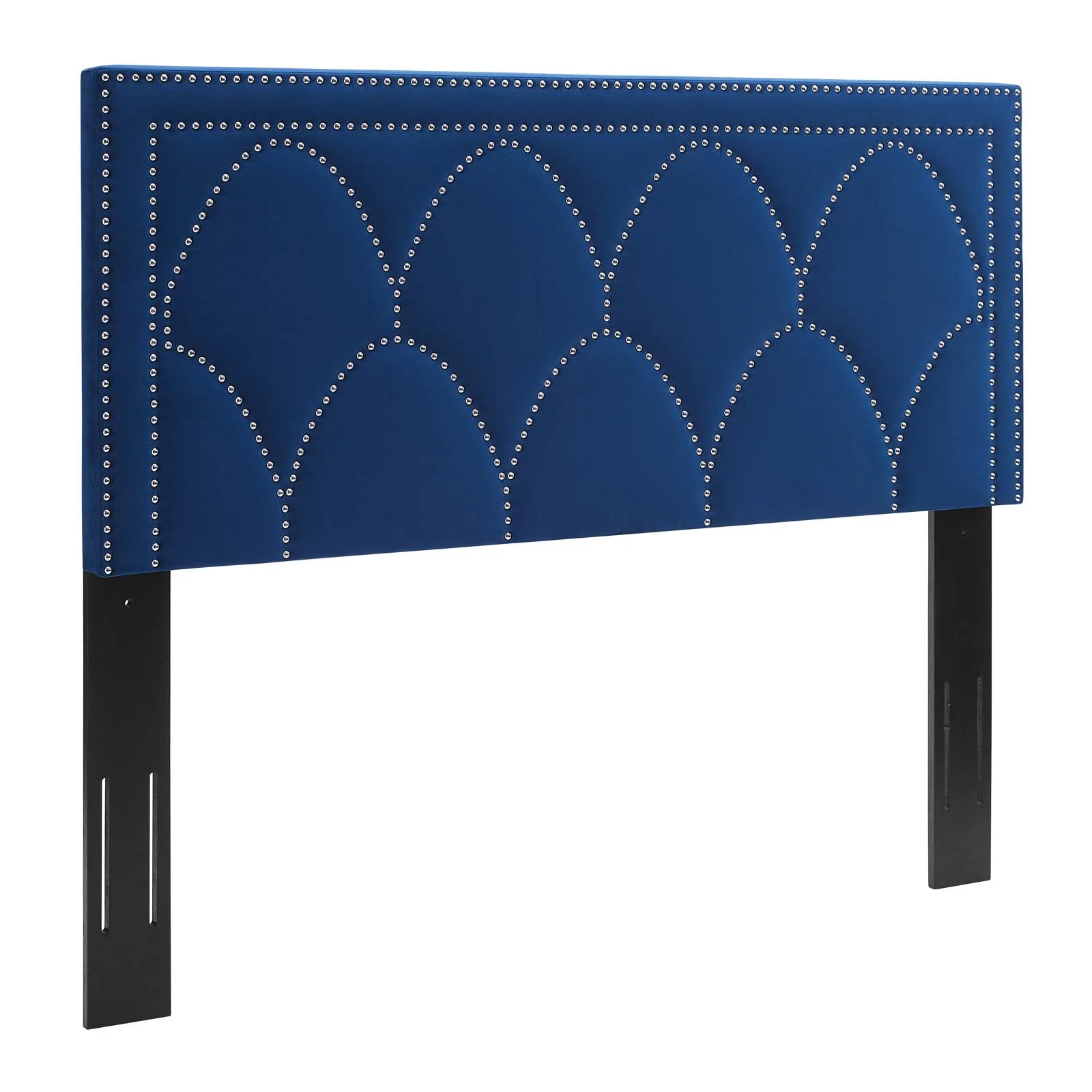Modway Greta Performance Velvet Twin Headboard in Navy