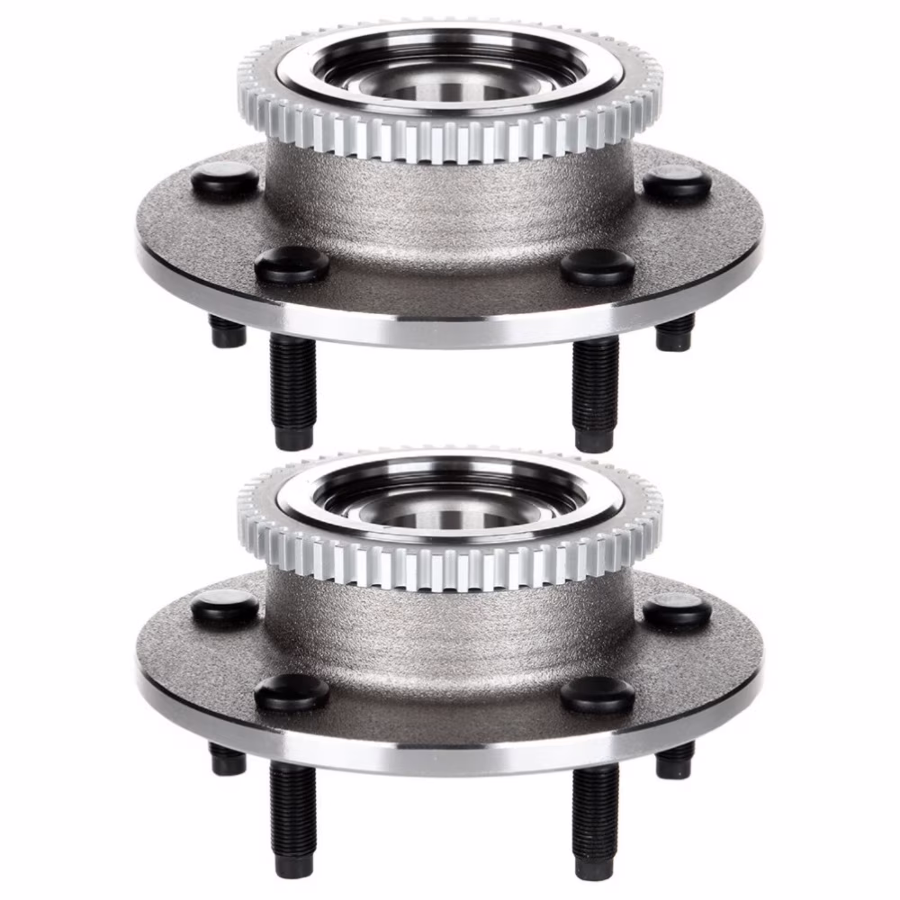 Teledu Front Wheel Bearing And Hub Assembly Pair For 2000-2001 Dodge Ram 1500 2WD