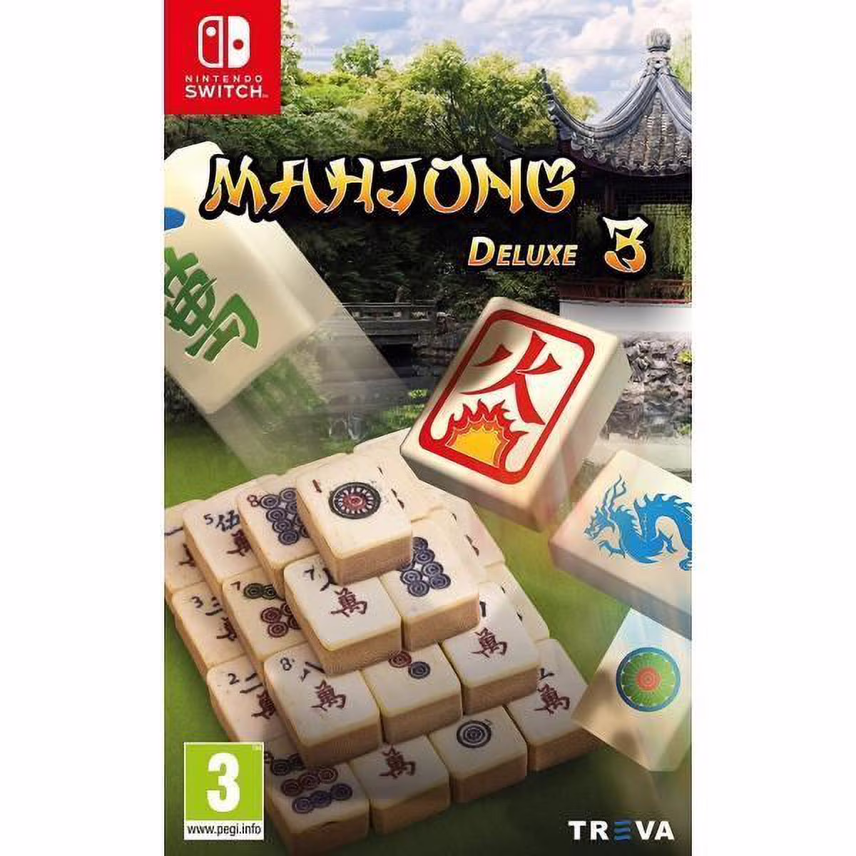 Mahjong Deluxe 3 [Nintendo Switch] 640 Puzzles 2D 3D World Brand NEW