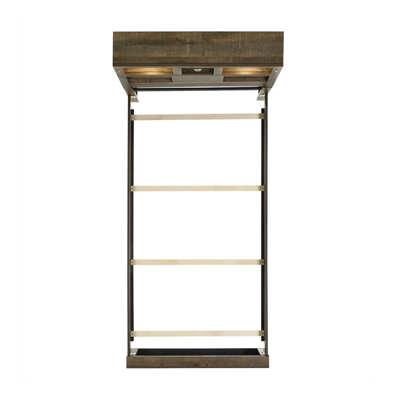 Beckett Twin Bookcase Panel 6PC Bedroom Set with Bluetooth