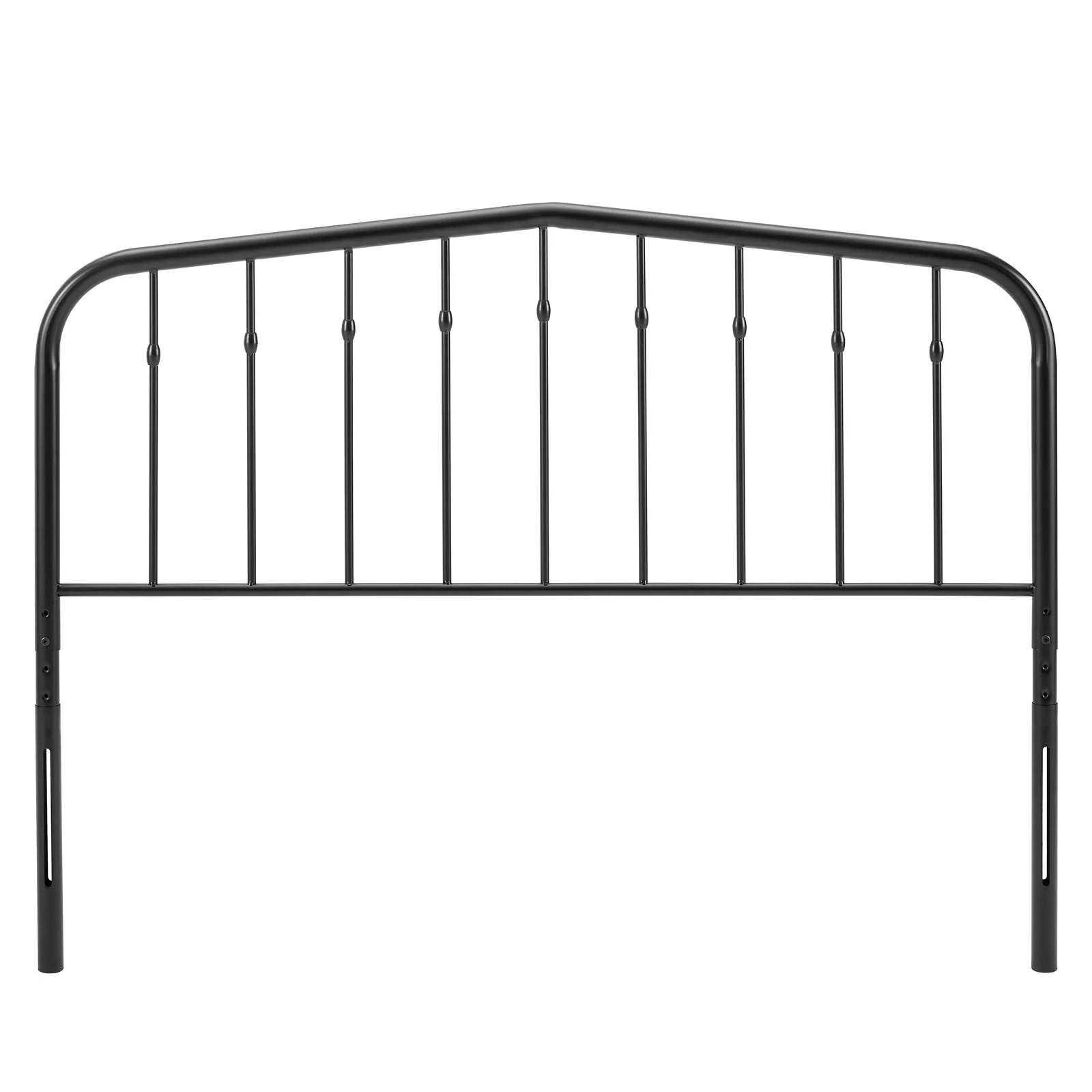 Modway Lennon King Metal Headboard in Black
