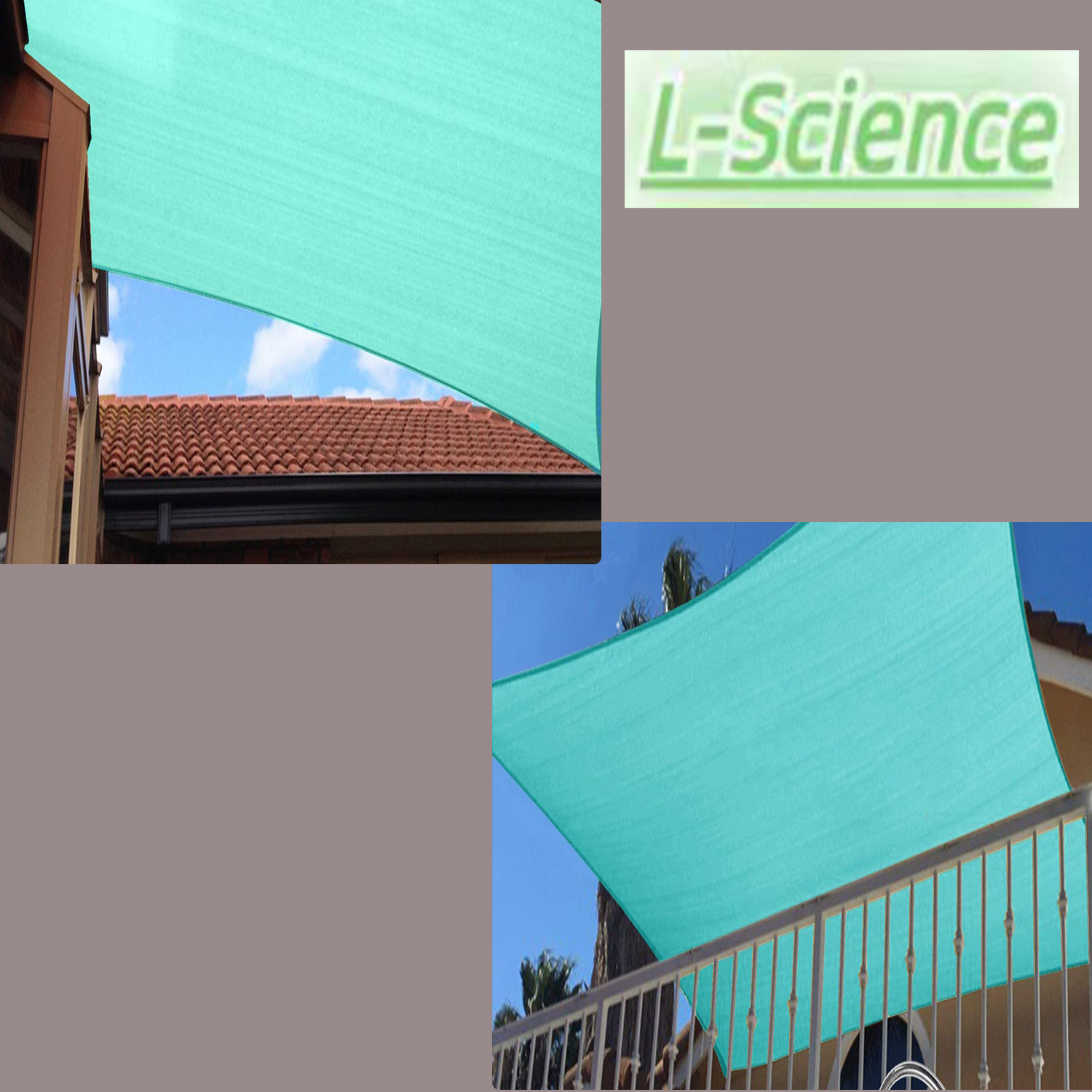 Sun Shade Sail Permeable Canopy Cover Commercial Standard 180 GSM HDPE