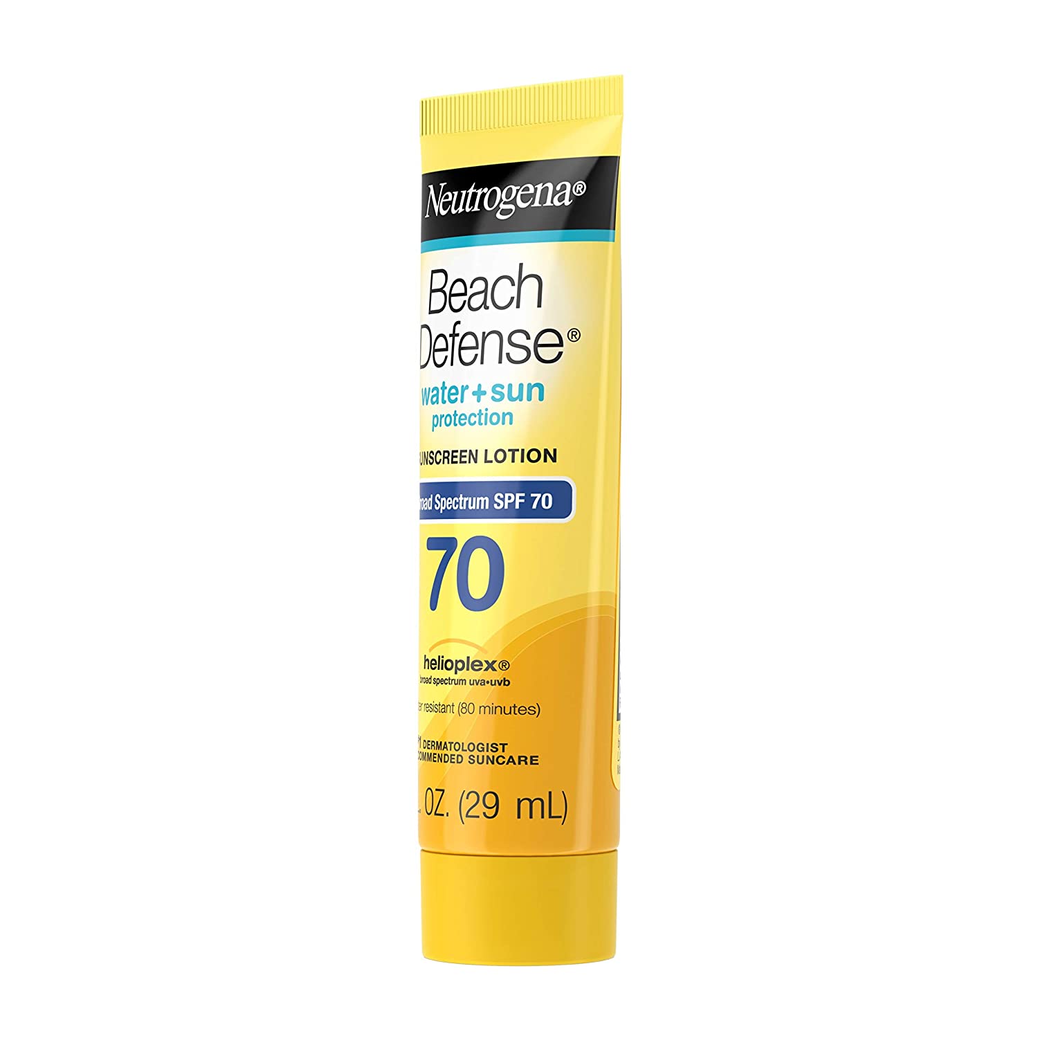 Neutrogena Beach Defense Body Sunscreen Lotion With SPF 70 1.0 fl oz Pack of 3