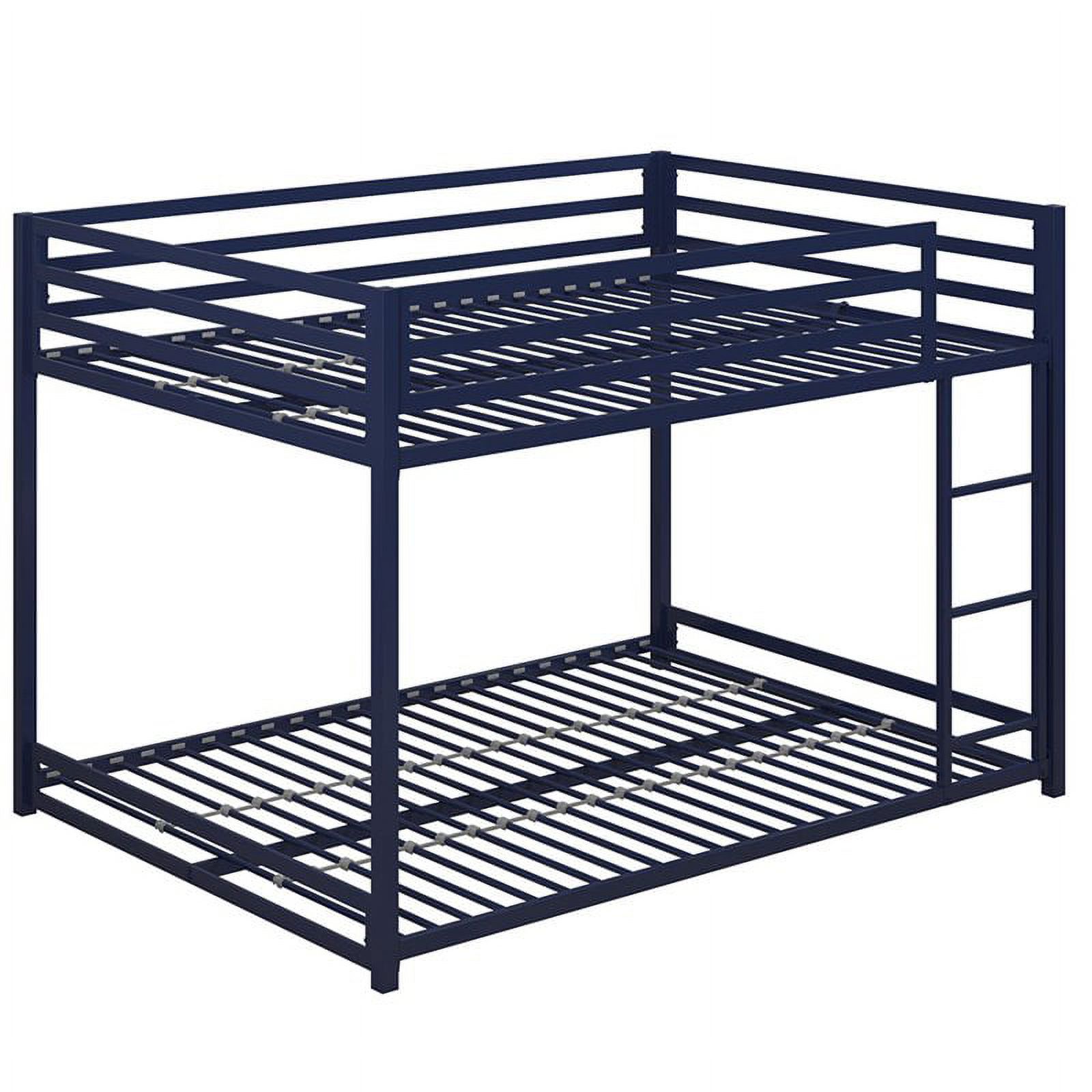 DHP Mabel Full Over Full Metal Bunk Bed in Blue