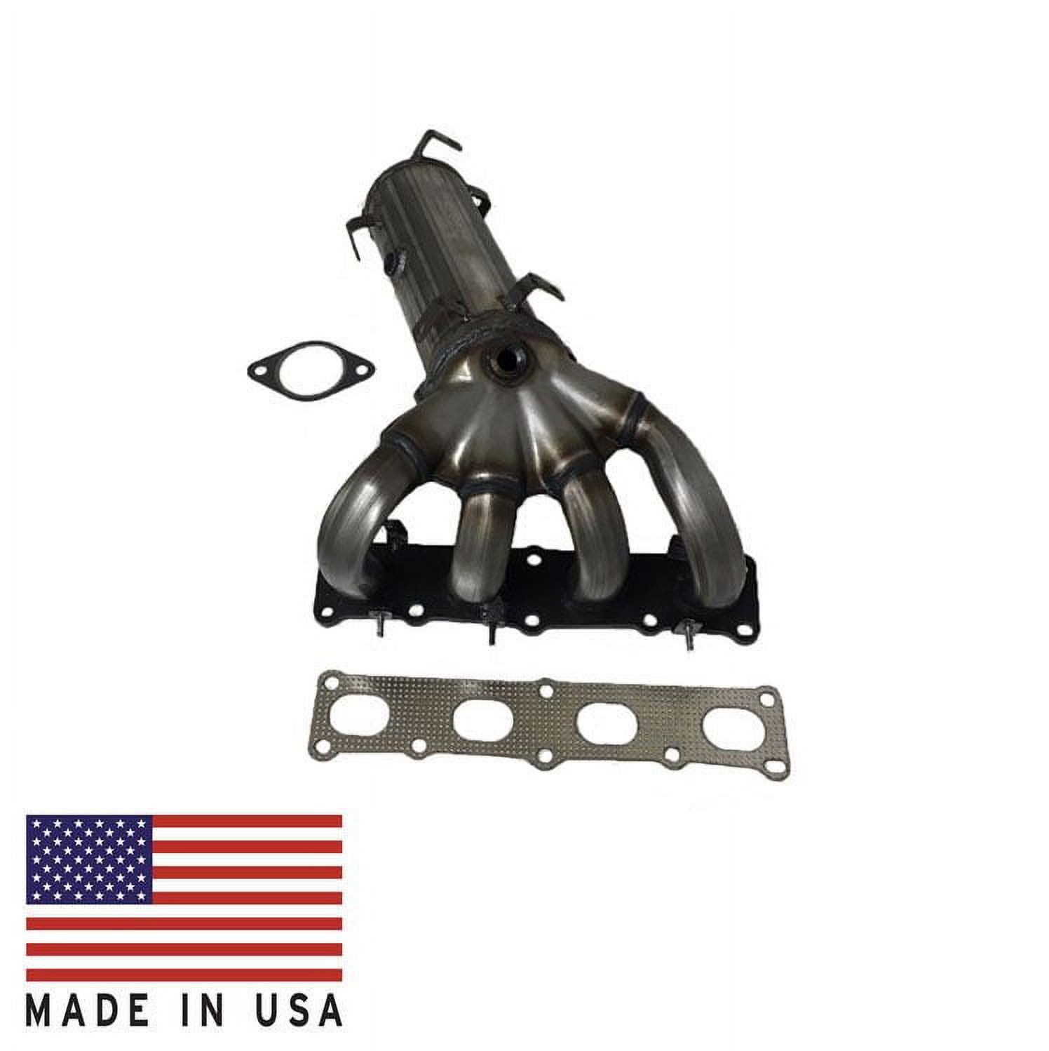 Front Radiator Side Manifold Catalytic Converter 15-17 PZEV 2.4L Fits Dodge Dart