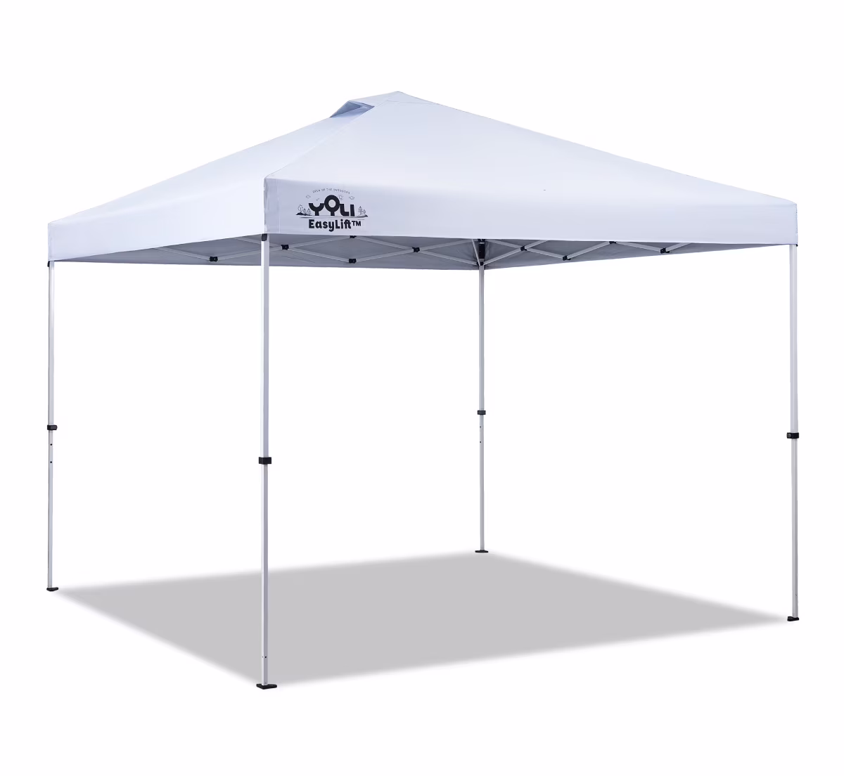 Yoli Moab EasyLift 100 10’x10’ Instant Pop-Up Canopy Tent with Wheeled Bag & Anchors