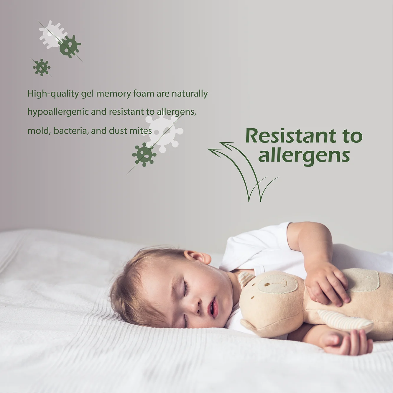 Furniture of America Eastern King Leatherette Bed with 8-Inch Mattress, Espresso (Assembly Required)