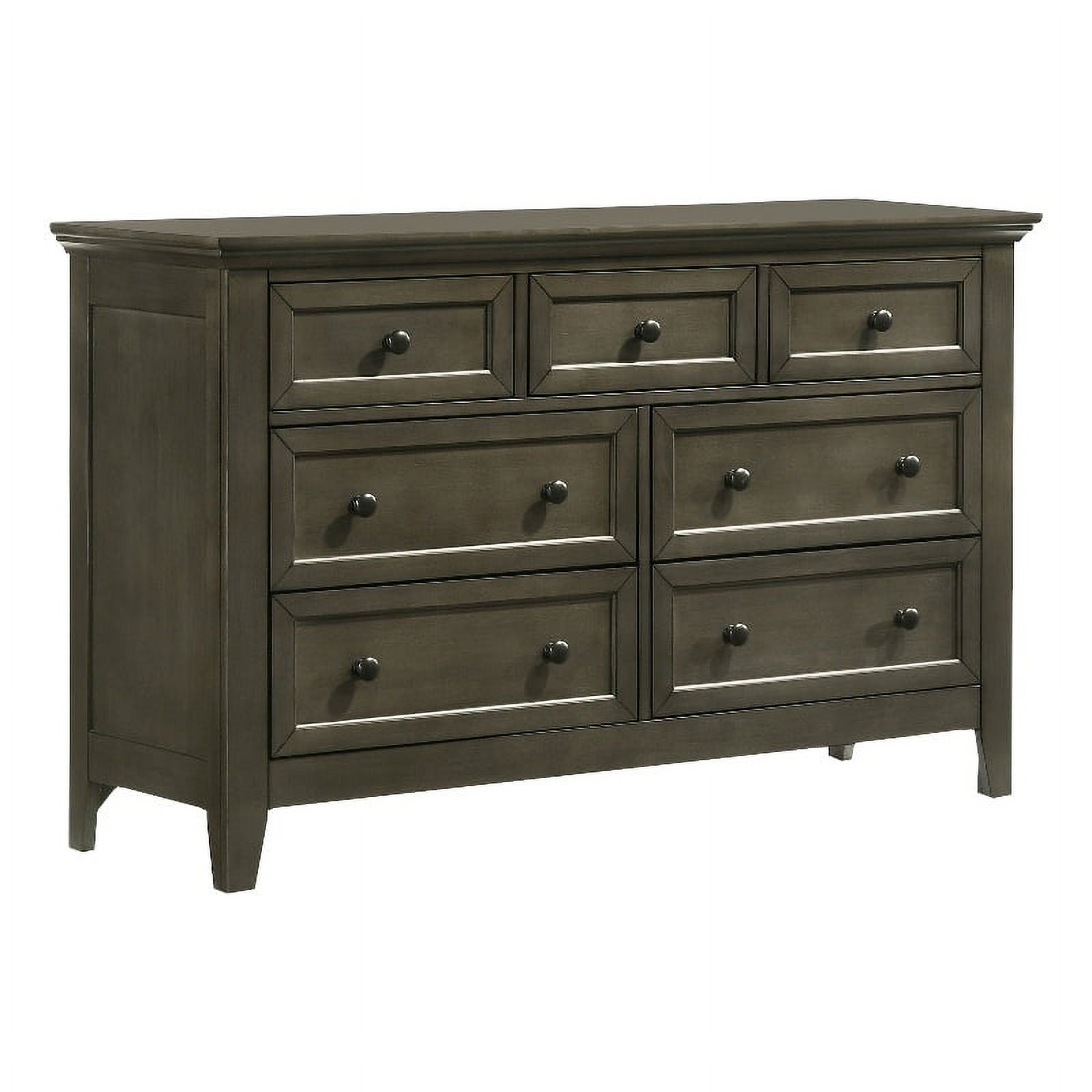 Intercon Dresser, 7 Drawer in Gray